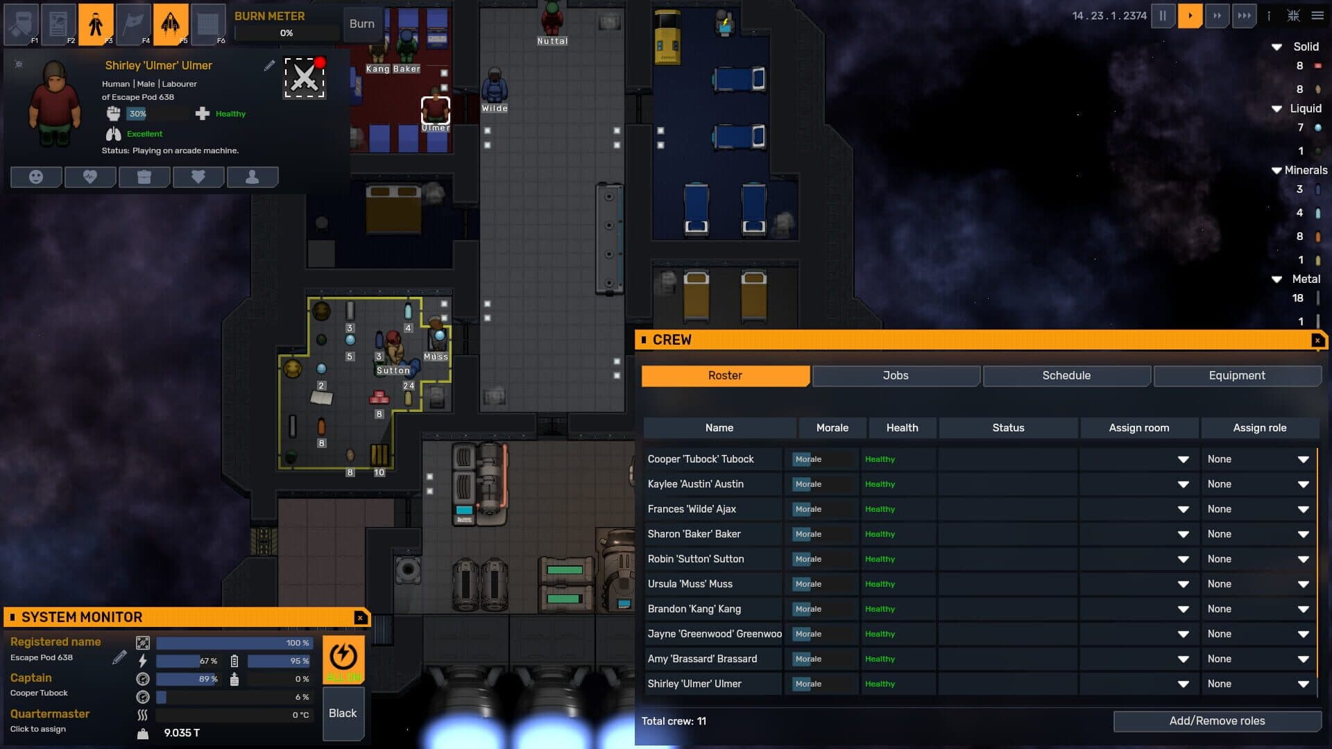 Screenshot for SpaceSlog