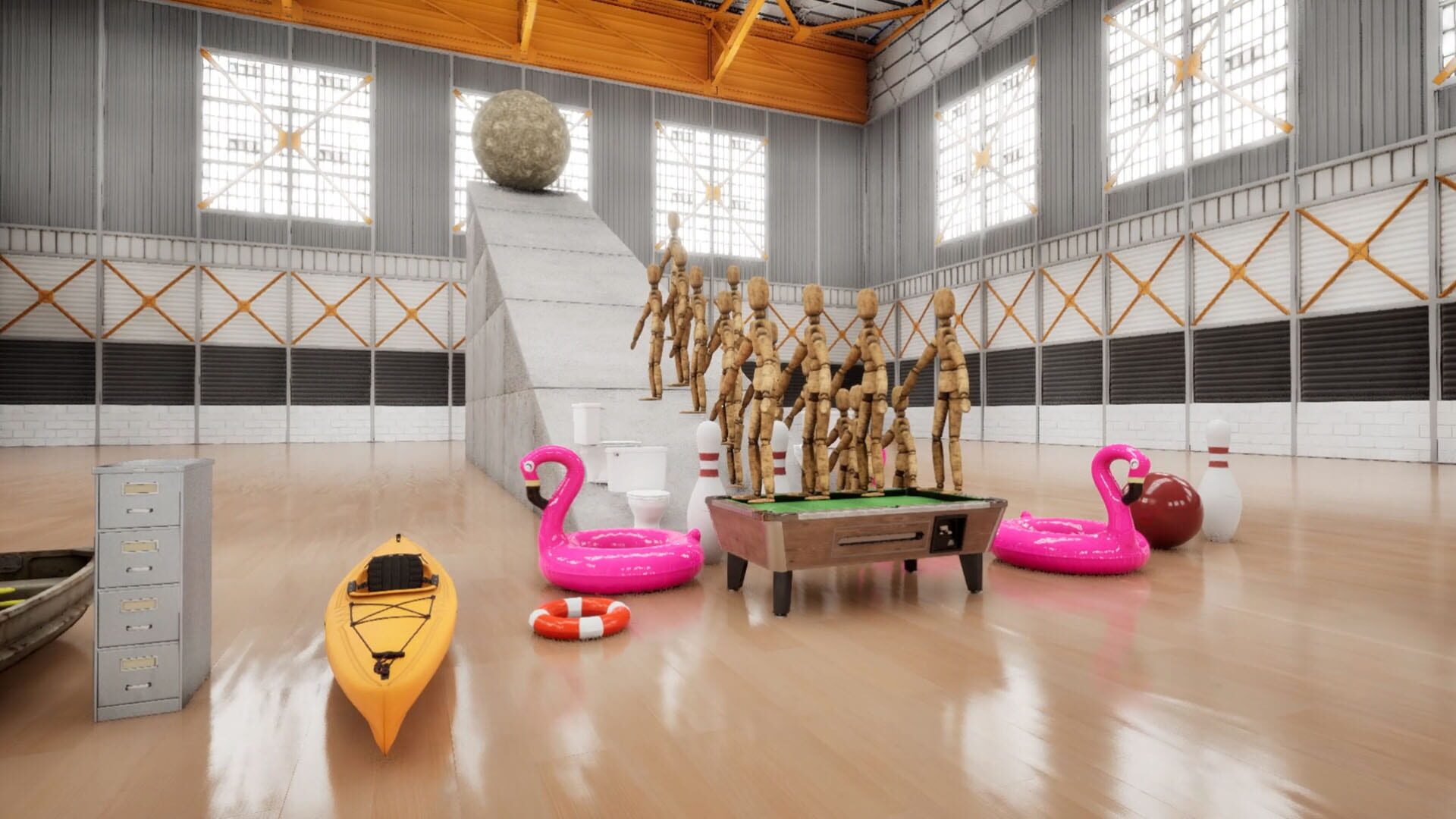 Screenshot for RMF's Ragdoll Physics Experiments