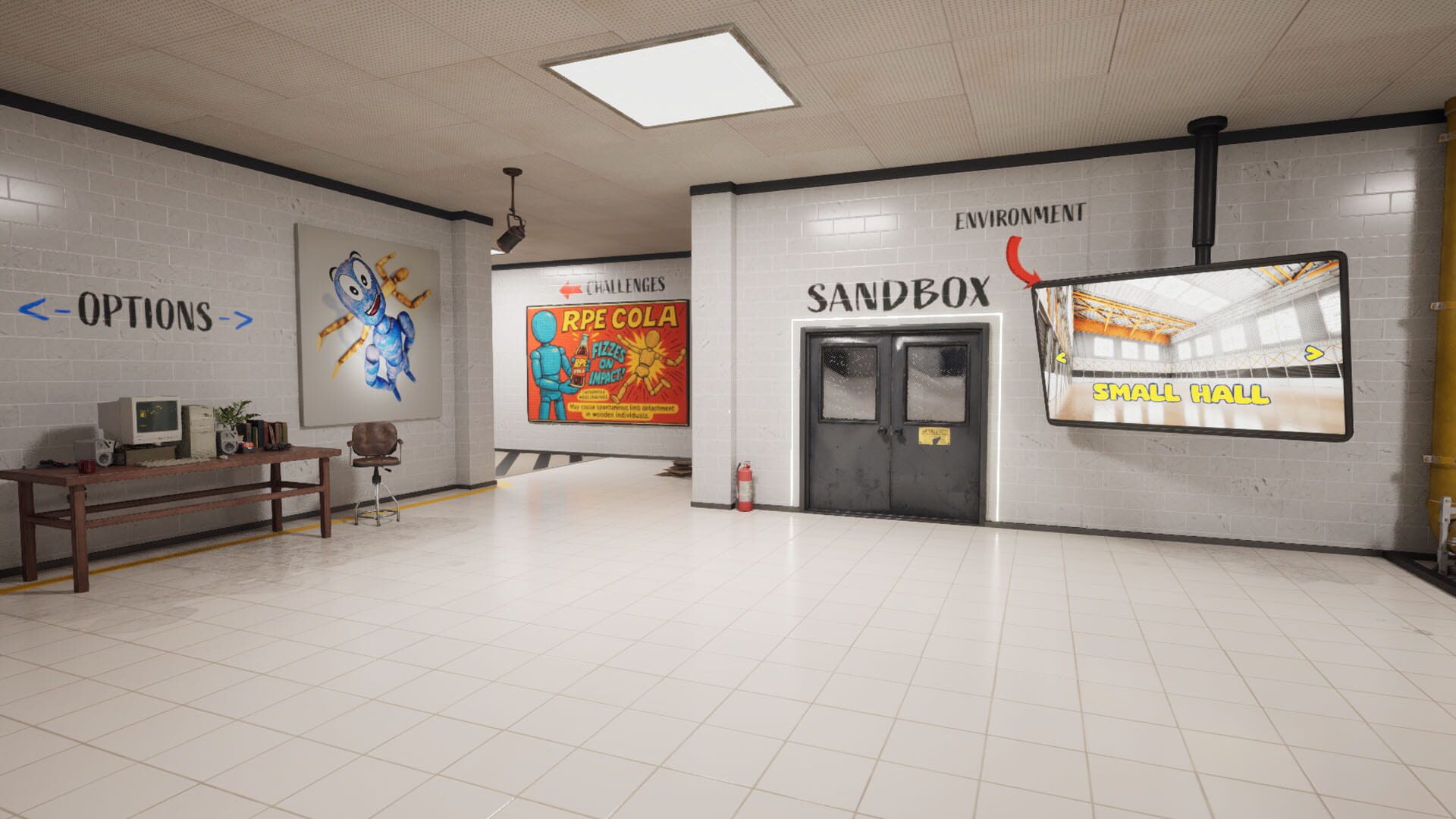 Screenshot for RMF's Ragdoll Physics Experiments