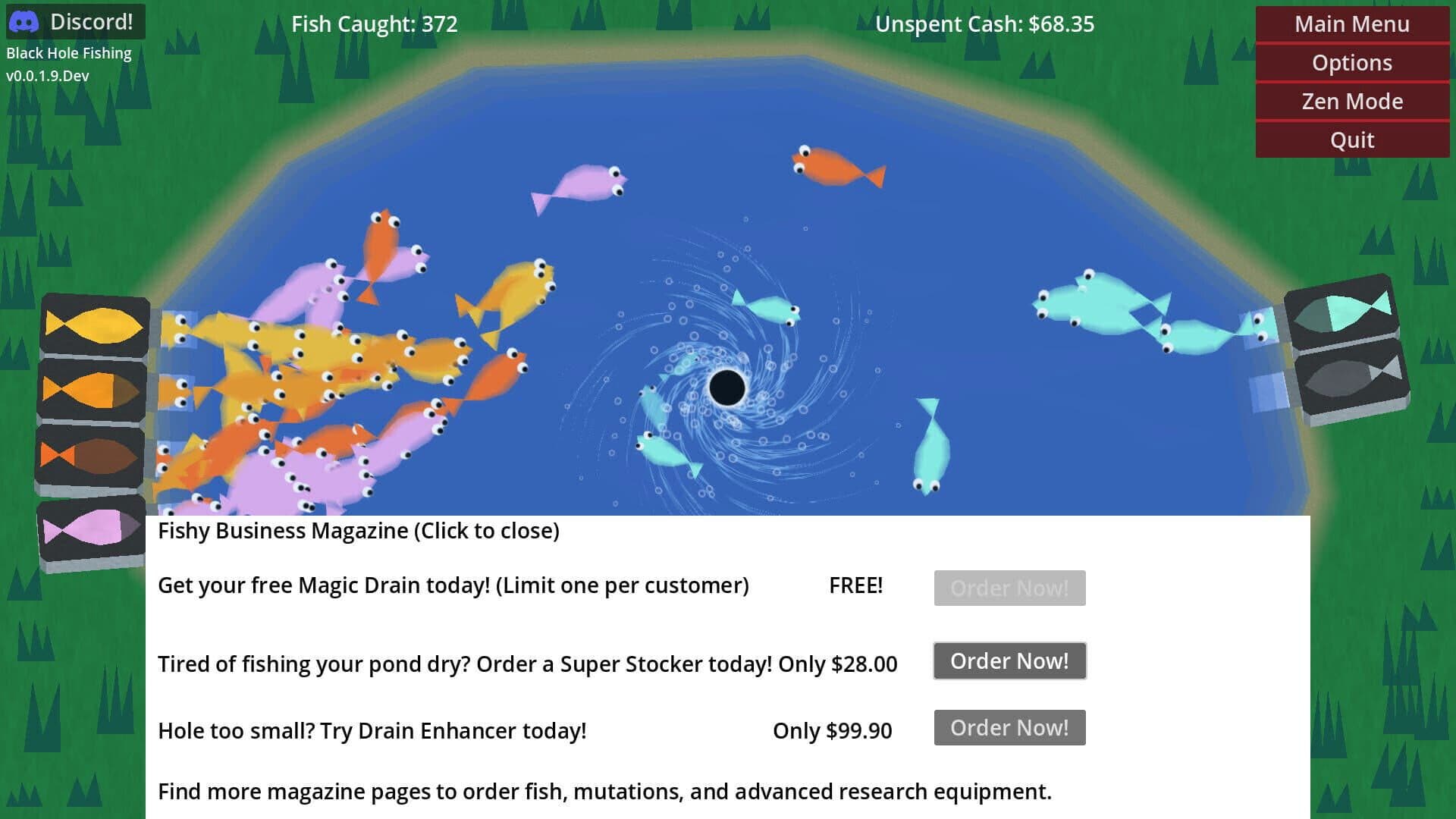 Screenshot for Black Hole Fishing
