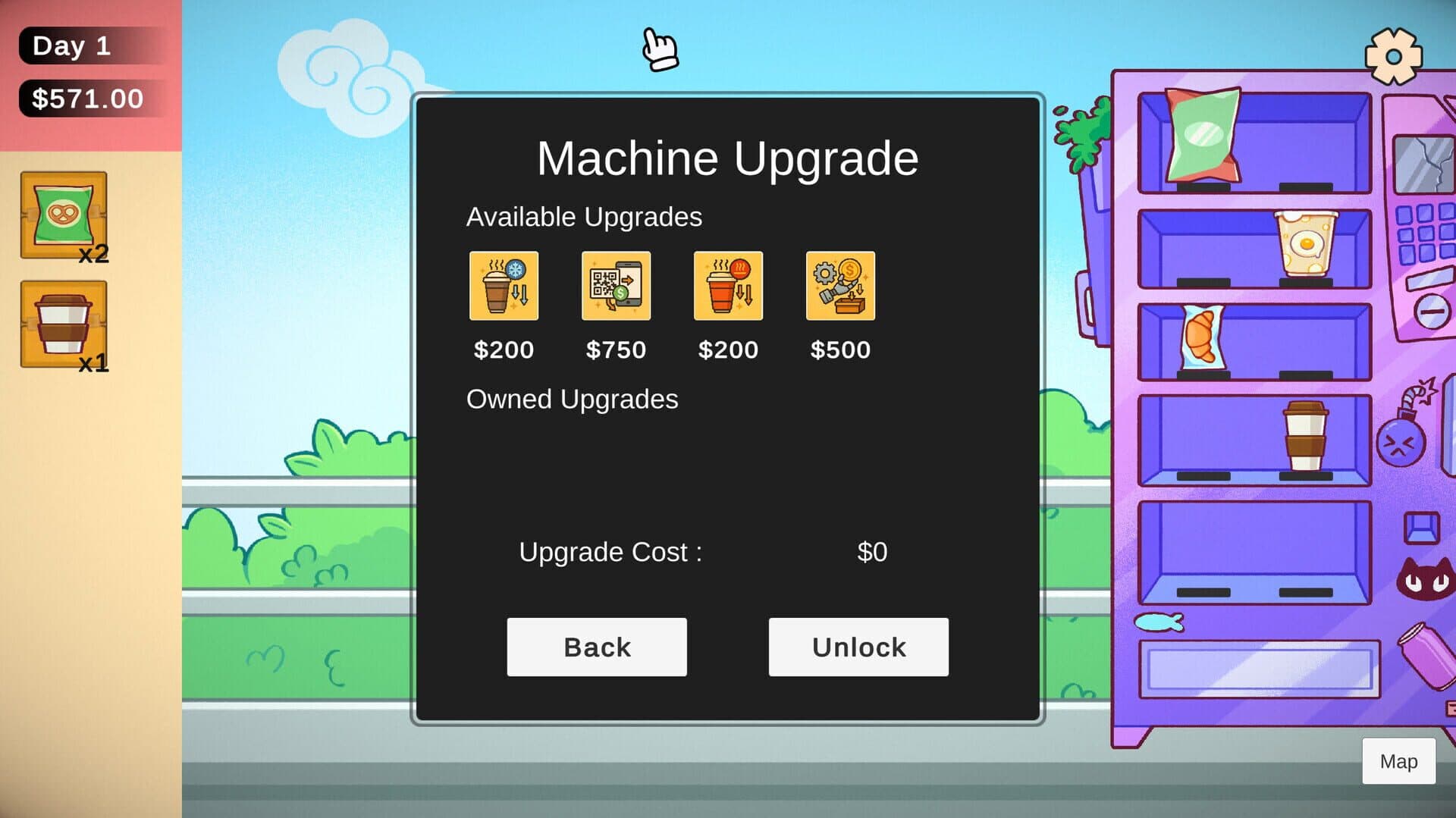 Screenshot for Vending Machine Co.