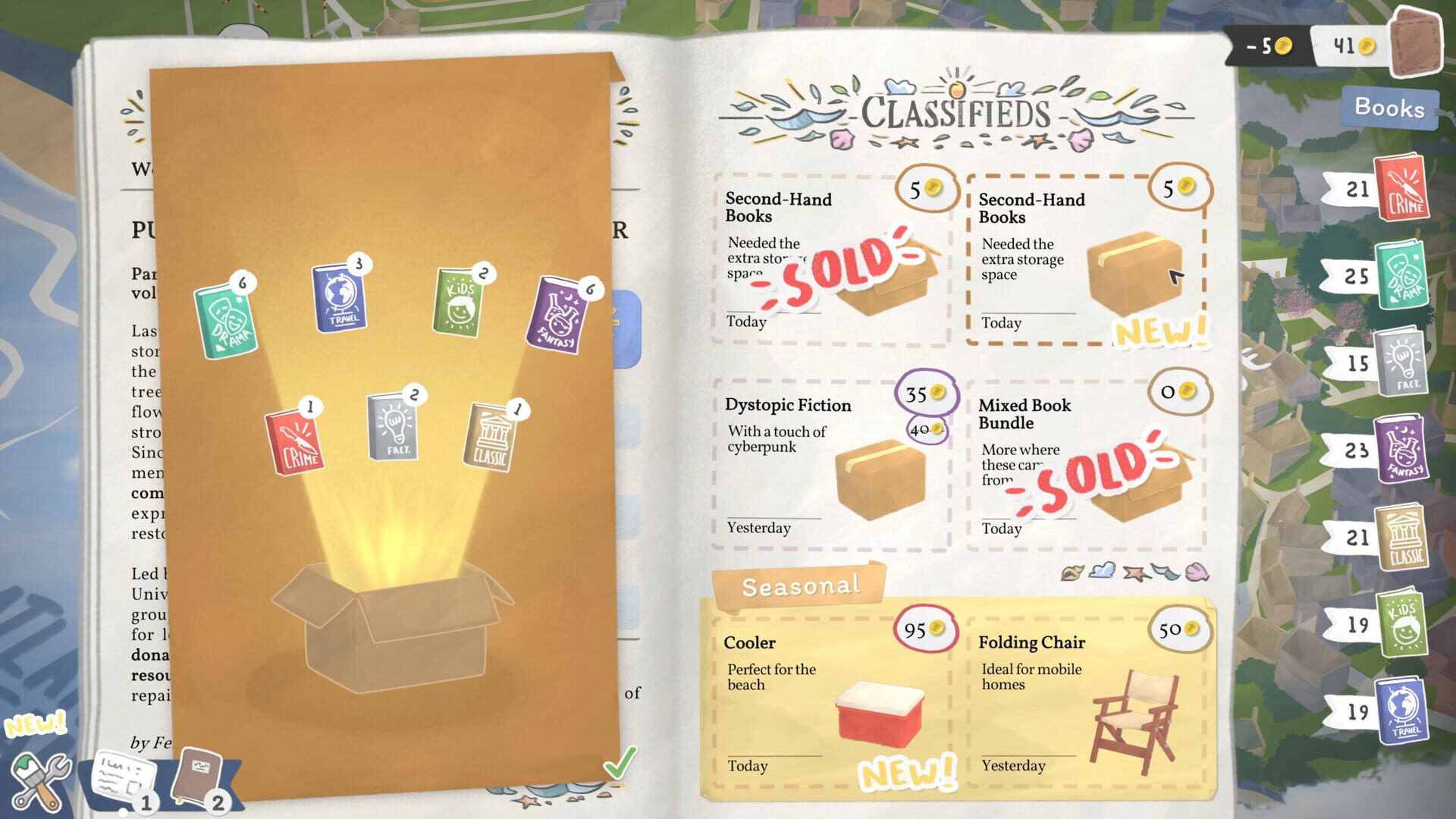 Screenshot for Tiny Bookshop