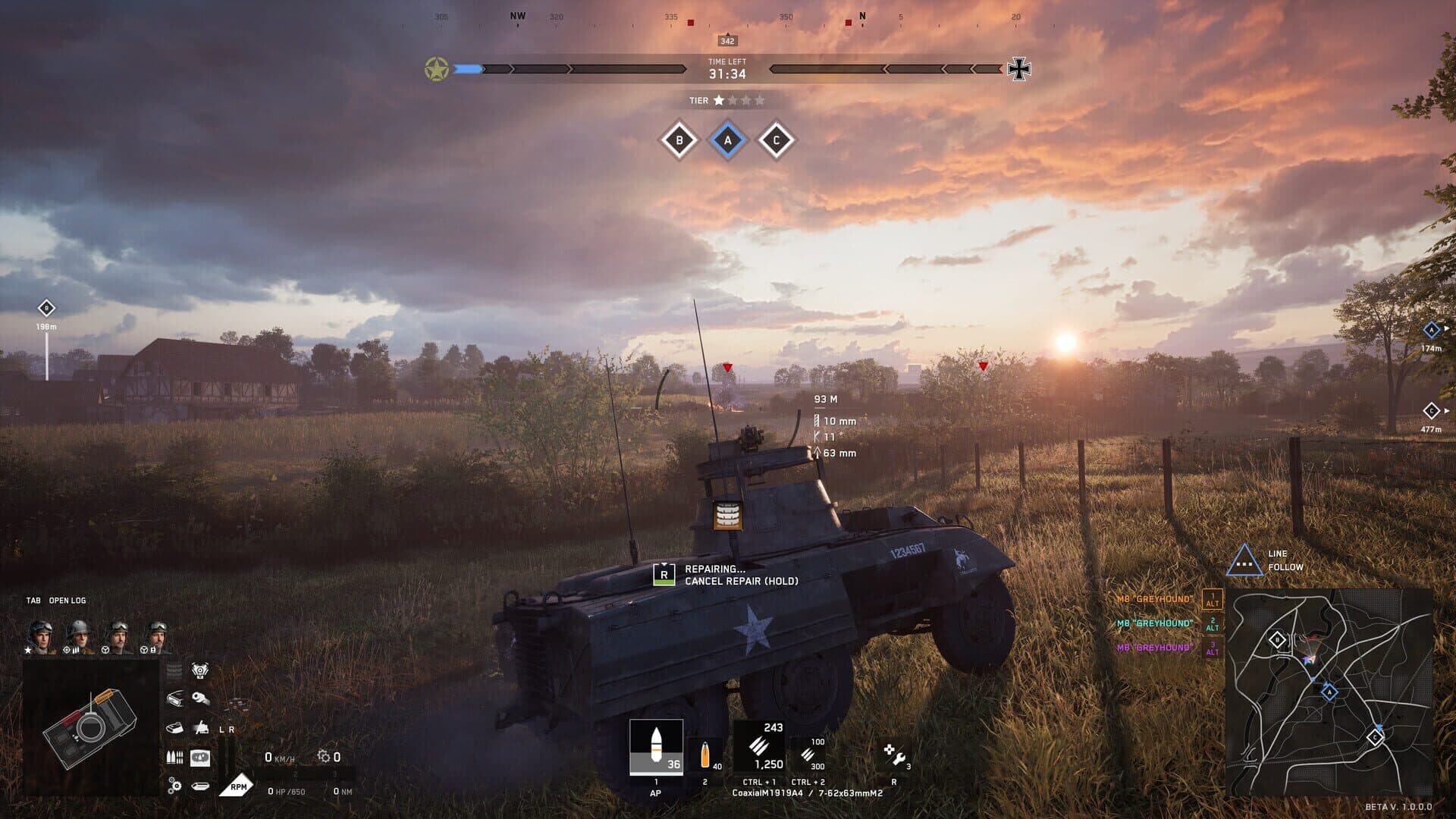 Screenshot for Call to Arms: Panzer Elite