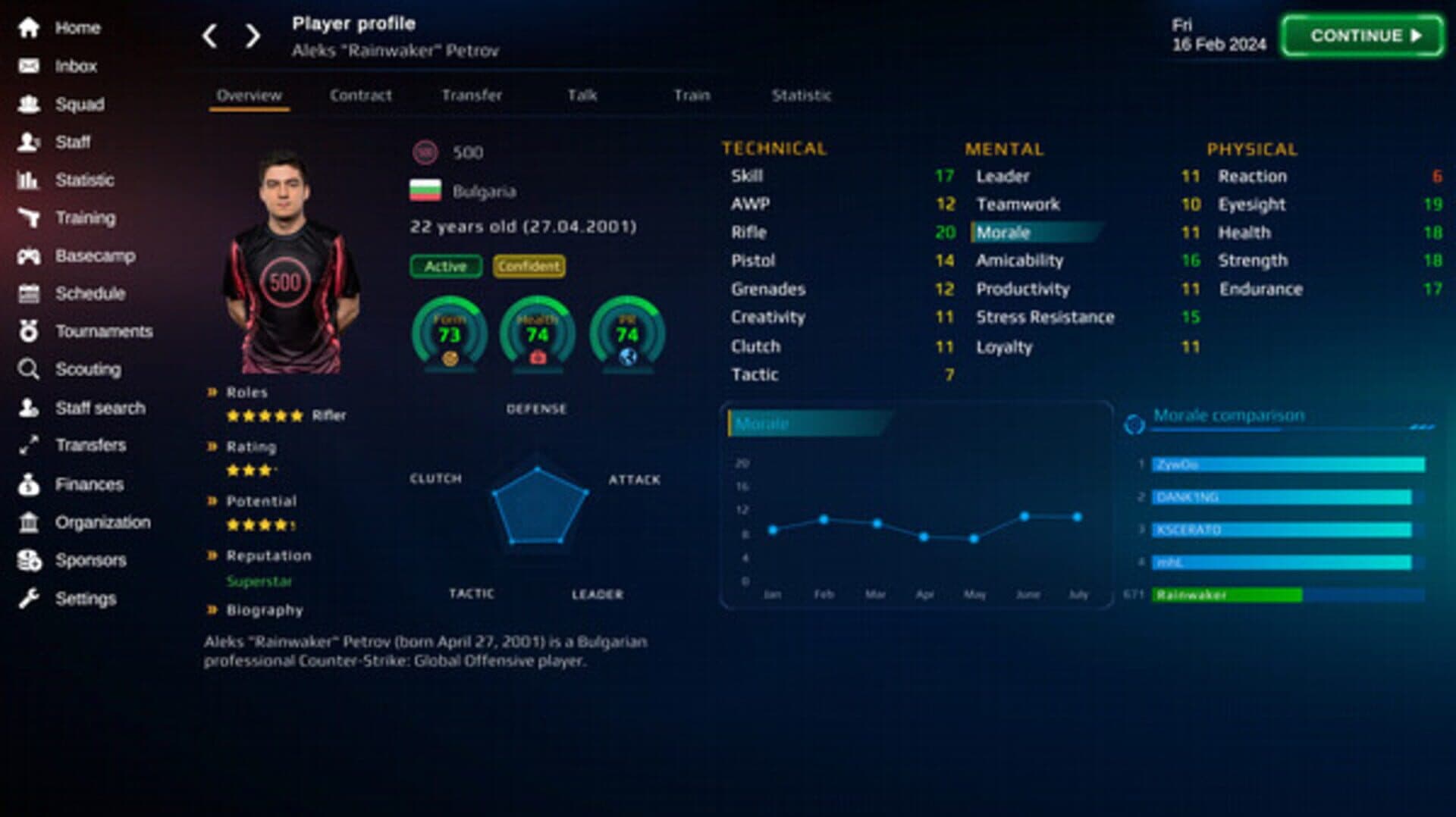 Screenshot for Esports Manager 2026