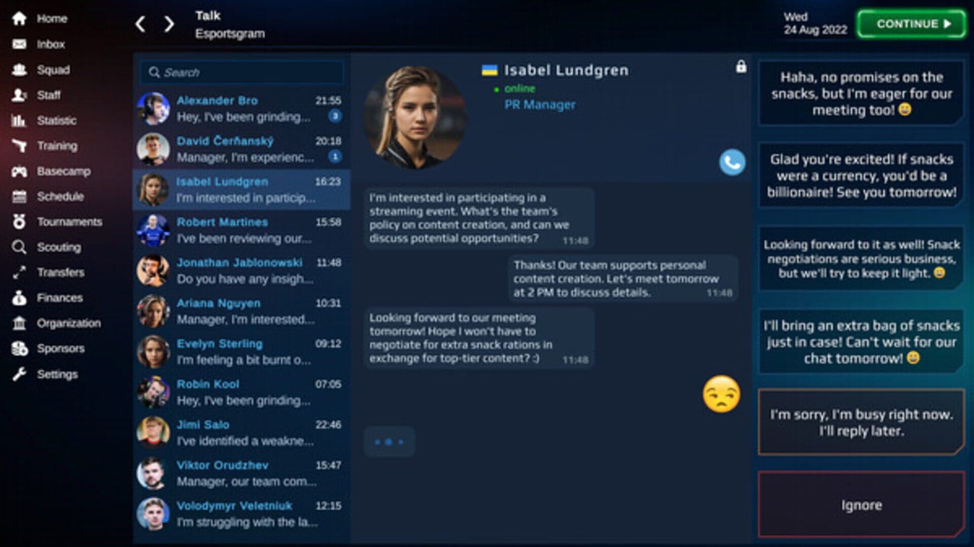 Screenshot for Esports Manager 2026