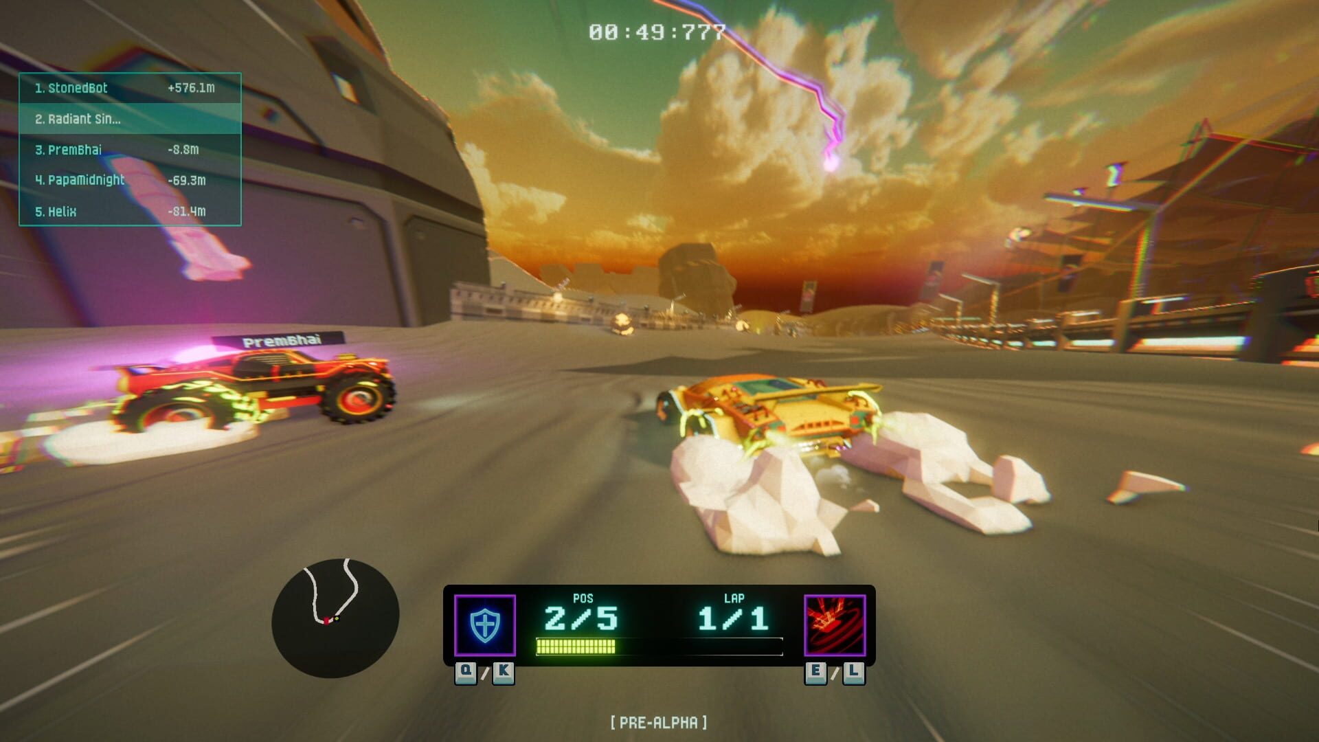 Screenshot for Cosmic Race: Galactic Showdown
