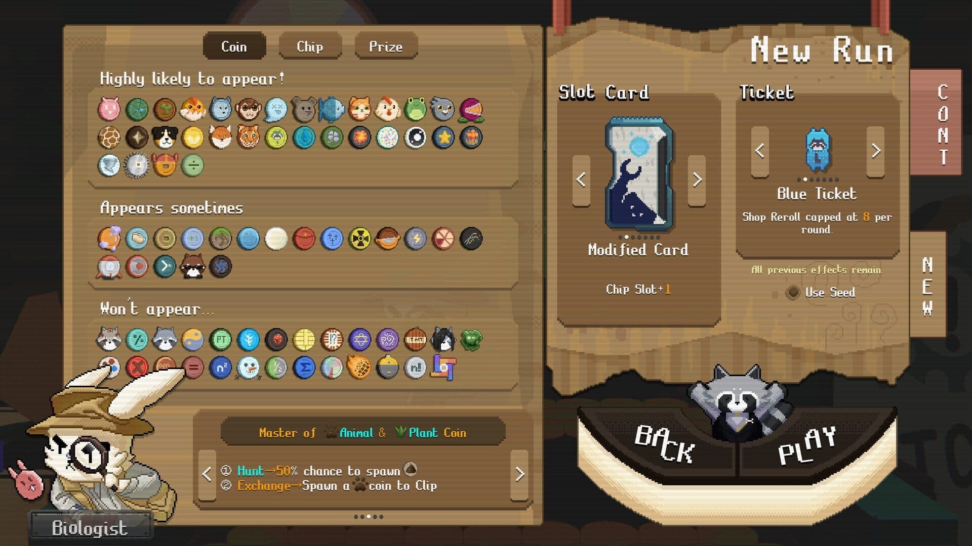 Screenshot for Raccoin: Coin Pusher Roguelike