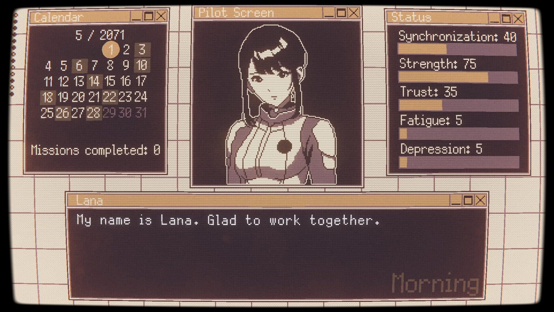 Screenshot for Valkyrie Iteration: Mecha Pilot Raising Pocket Simulator