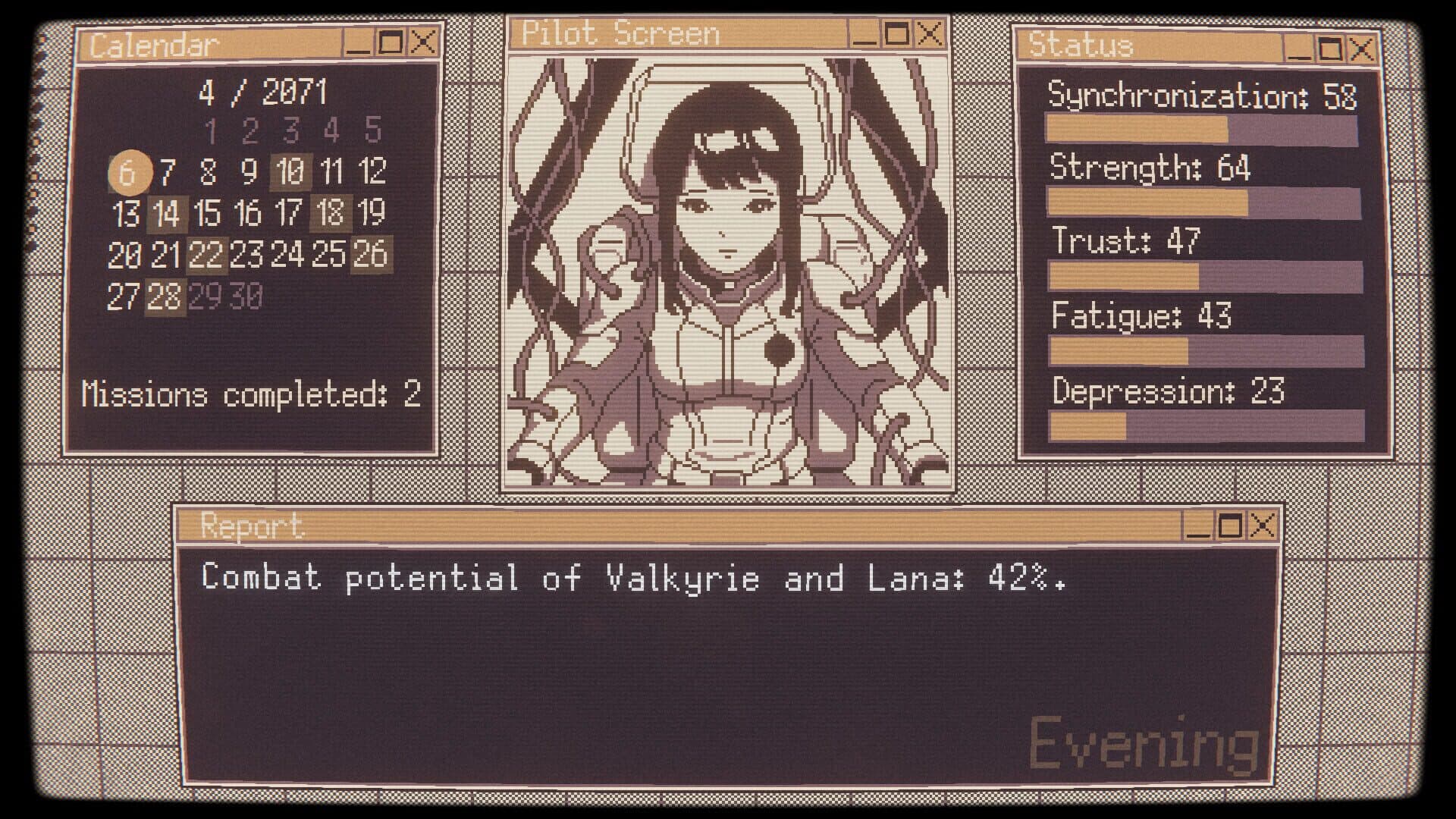 Screenshot for Valkyrie Iteration: Mecha Pilot Raising Pocket Simulator