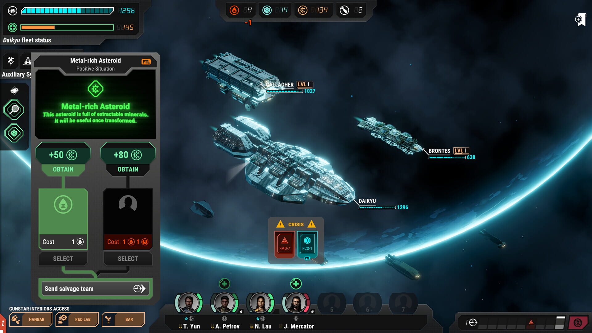 Screenshot for Battlestar Galactica: Scattered Hopes