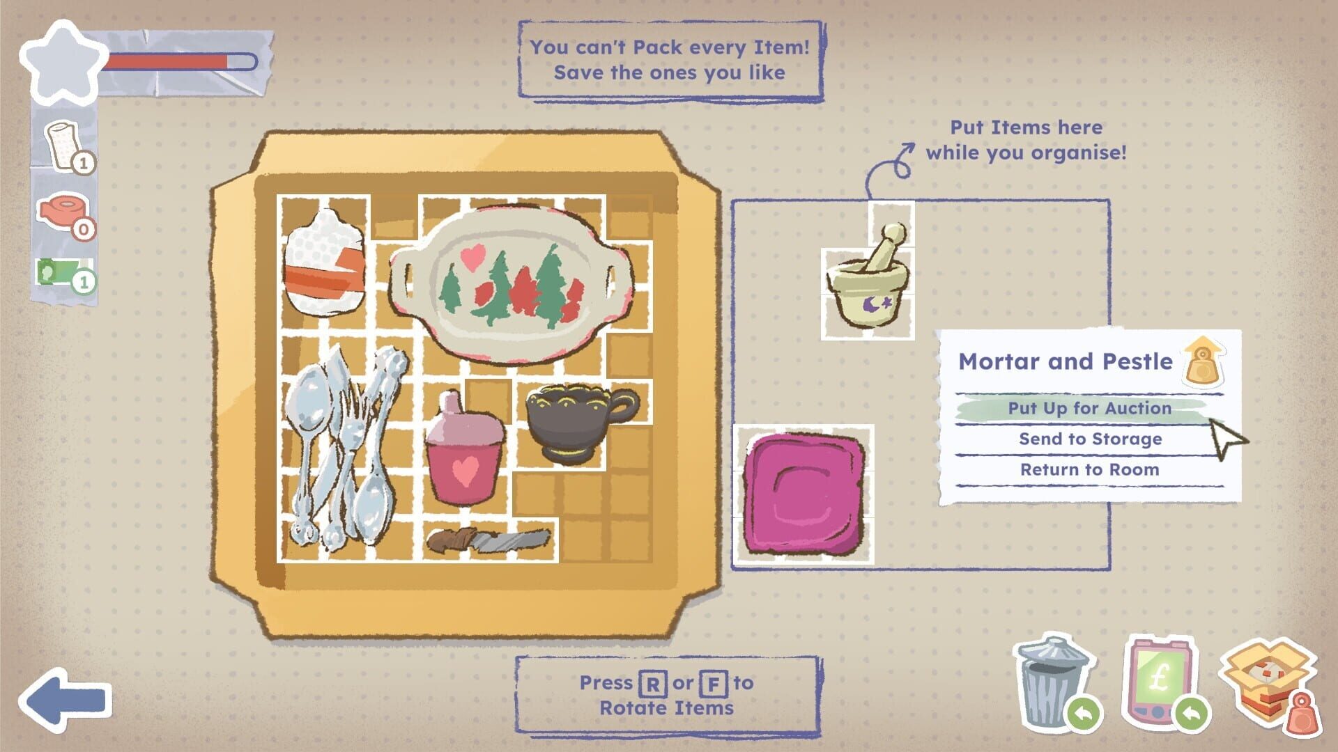 Screenshot for A Storied Life: Tabitha