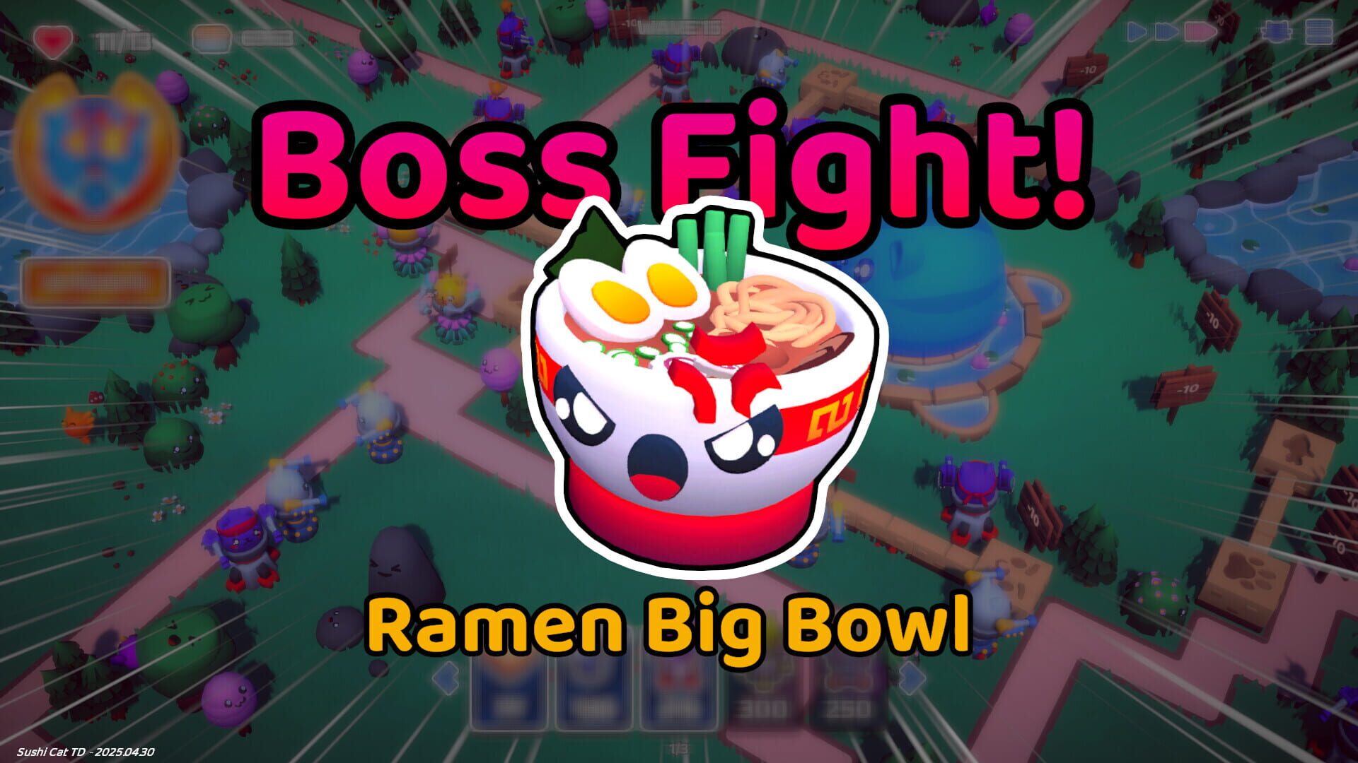 Screenshot for Sushi Cat: Tower Defense