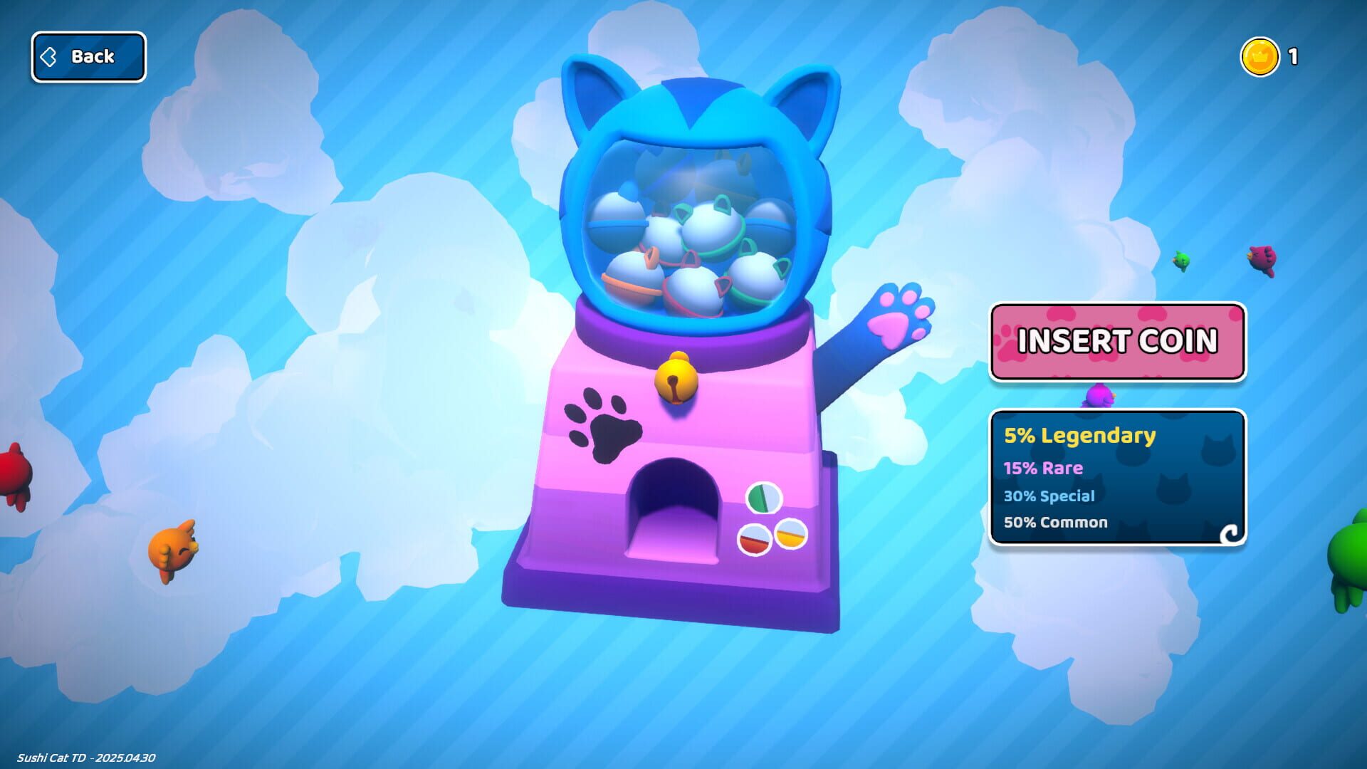 Screenshot for Sushi Cat: Tower Defense