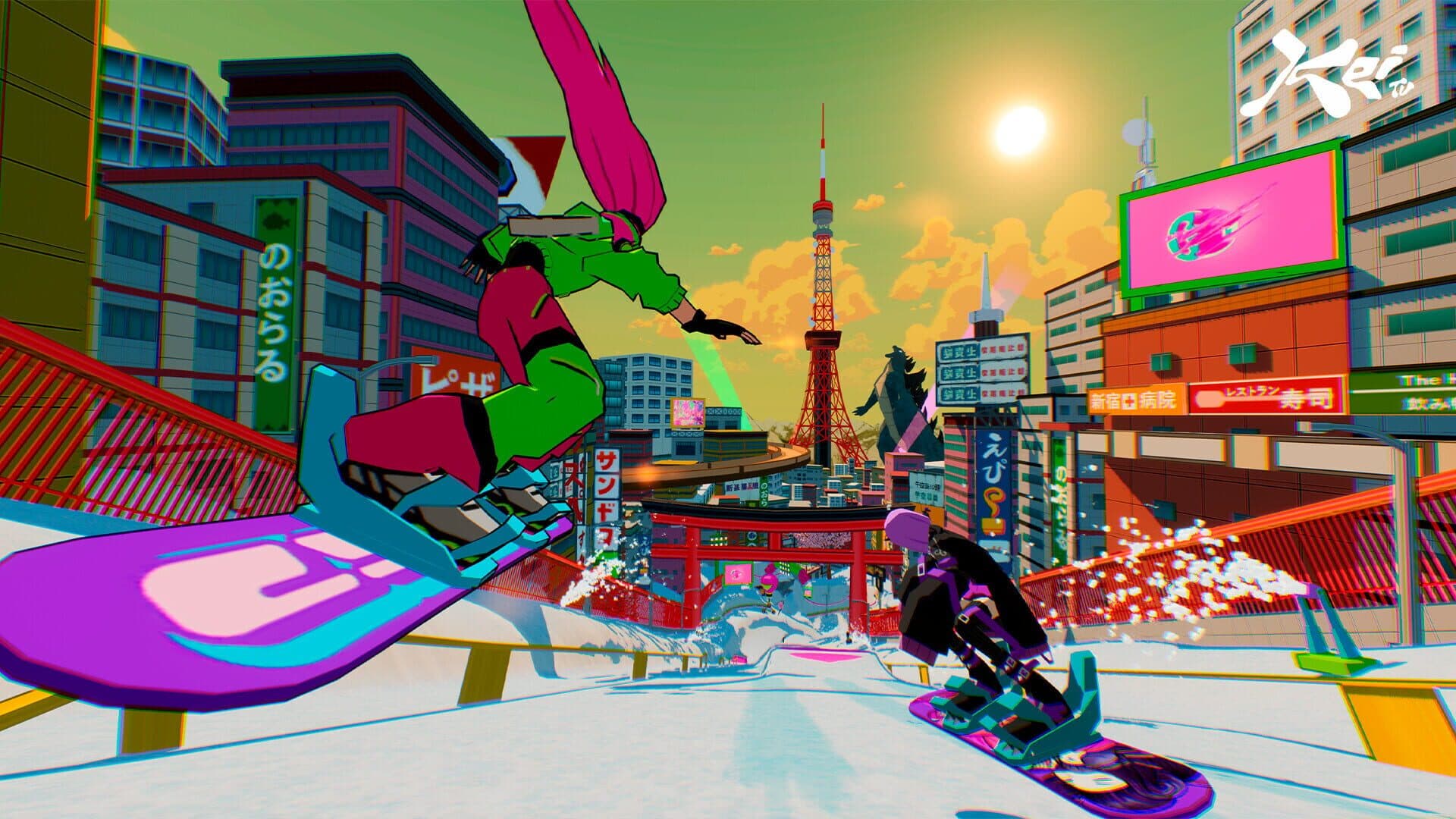 Screenshot for HyperYuki: Snowboard Syndicate