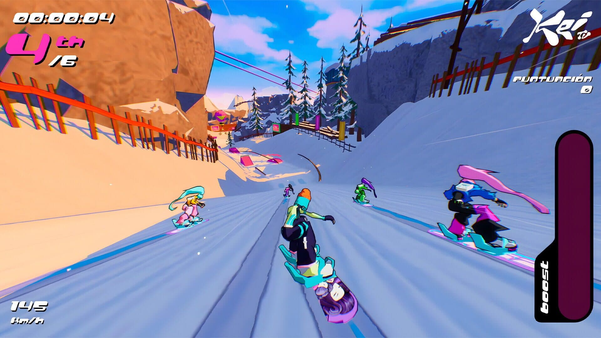 Screenshot for HyperYuki: Snowboard Syndicate