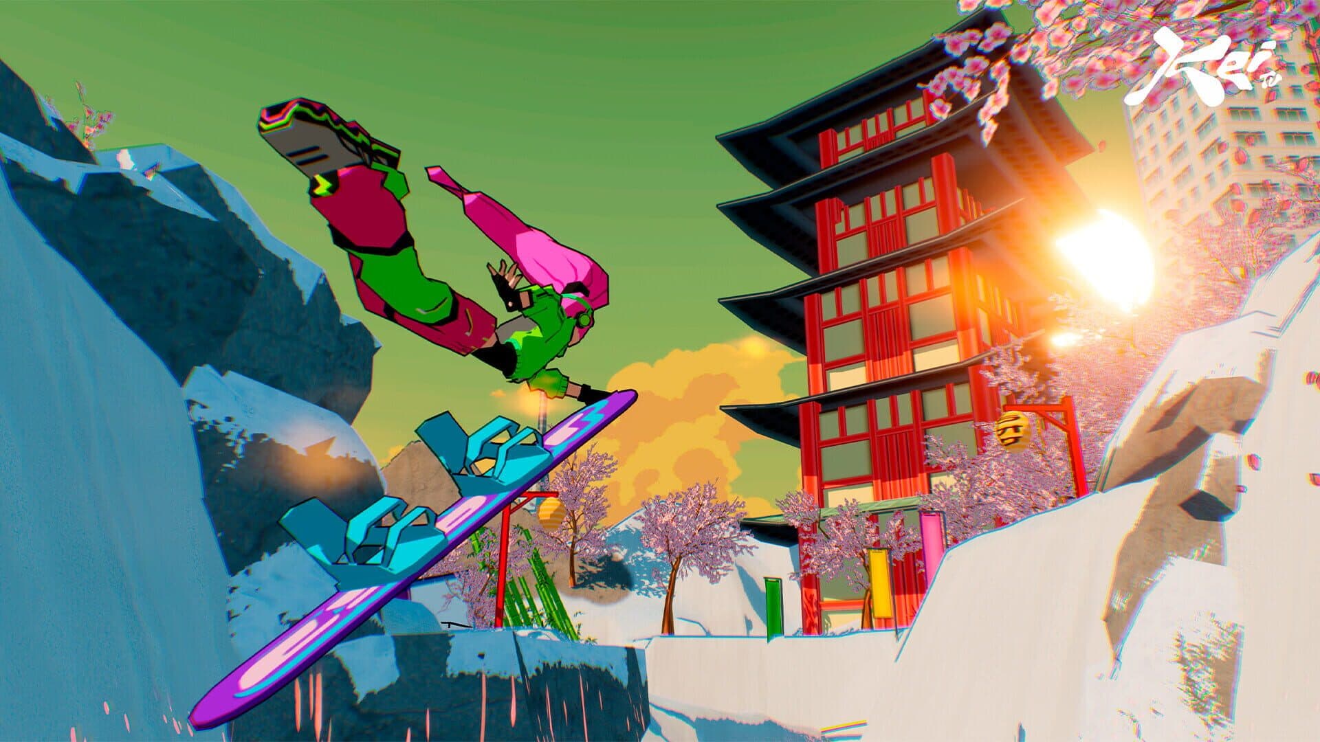 Screenshot for HyperYuki: Snowboard Syndicate