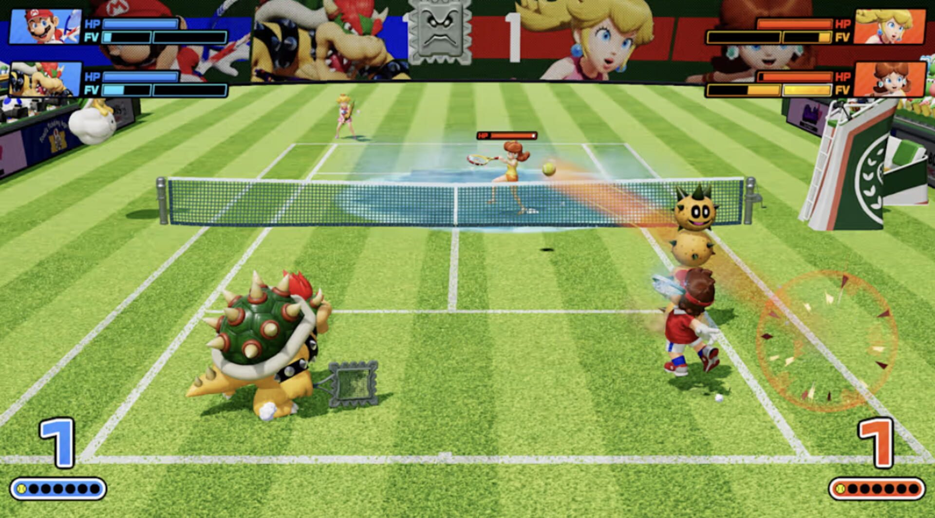 Screenshot for Mario Tennis Fever