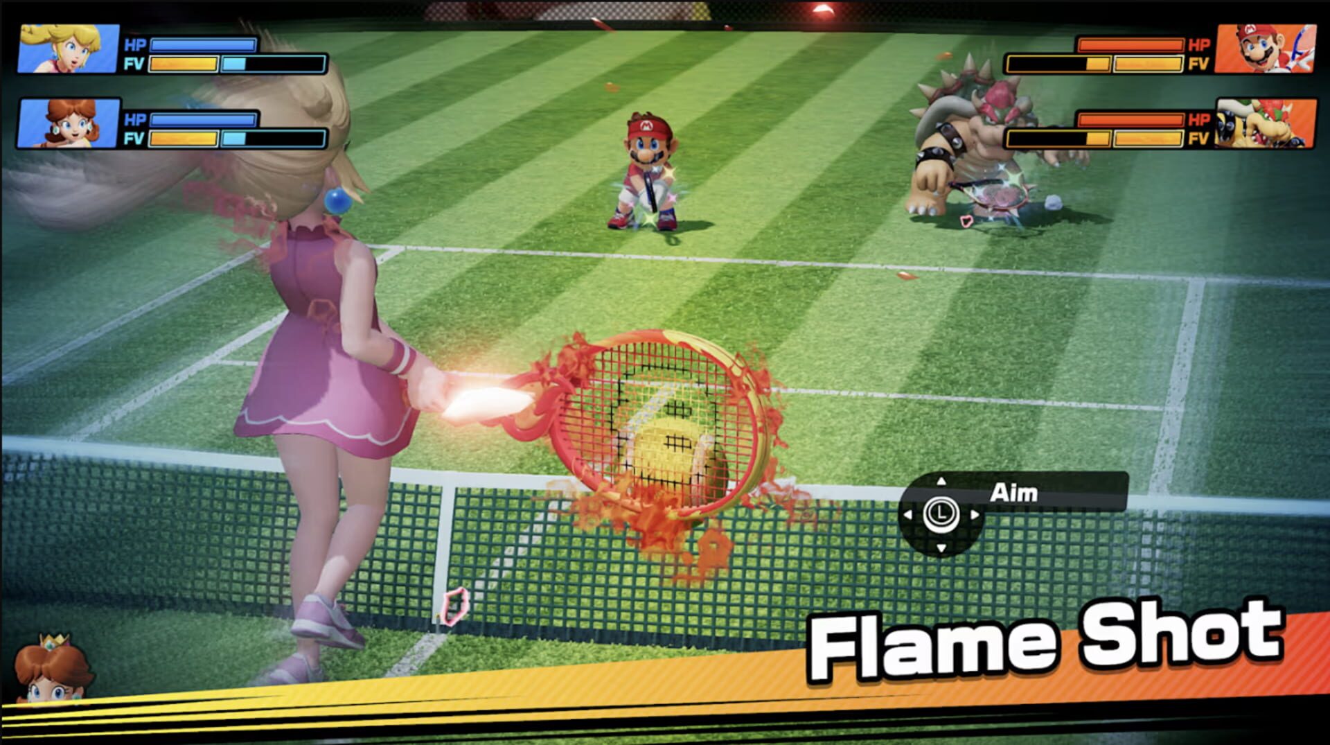 Screenshot for Mario Tennis Fever