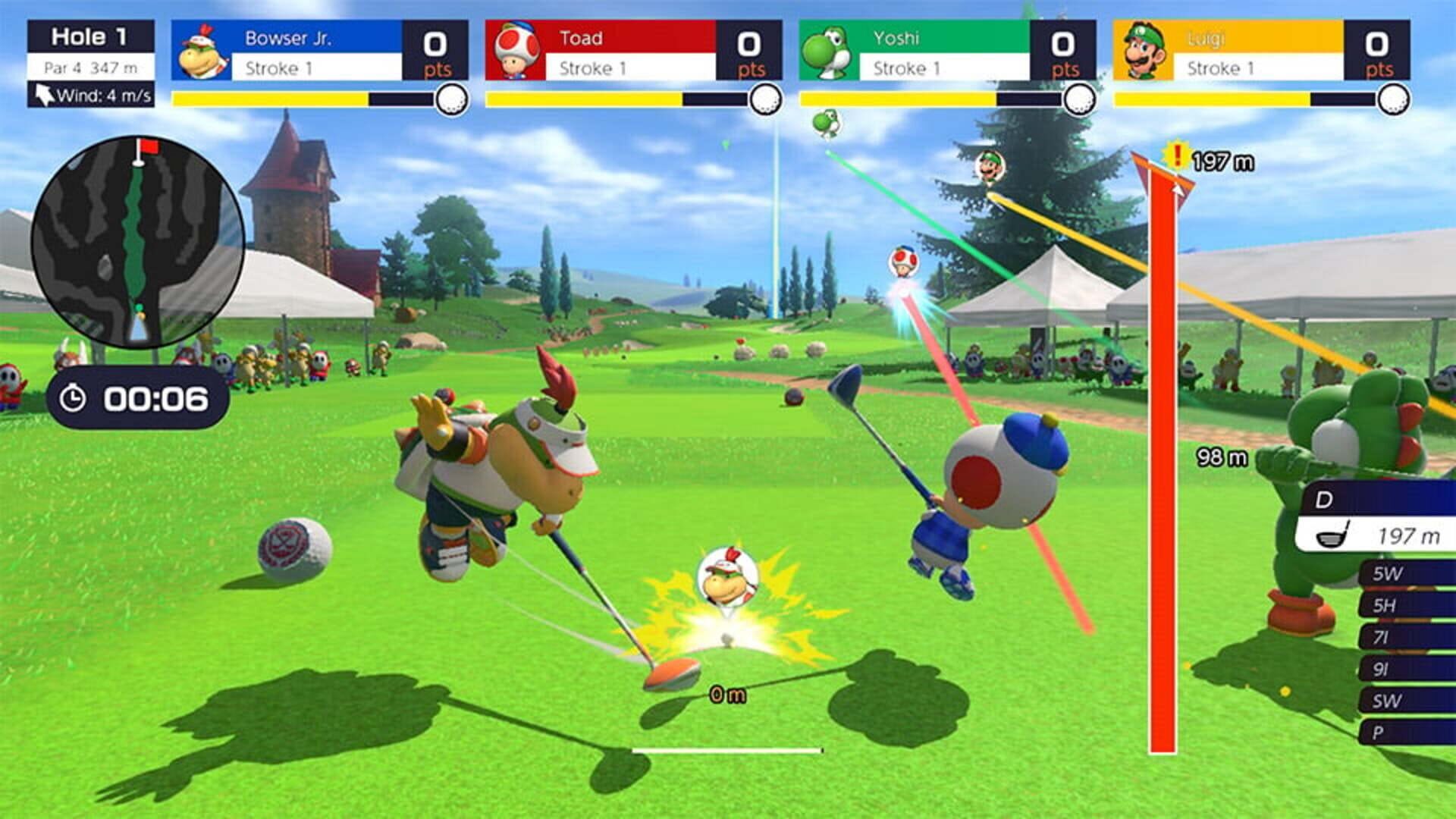 Screenshot for Mario Golf: Super Rush