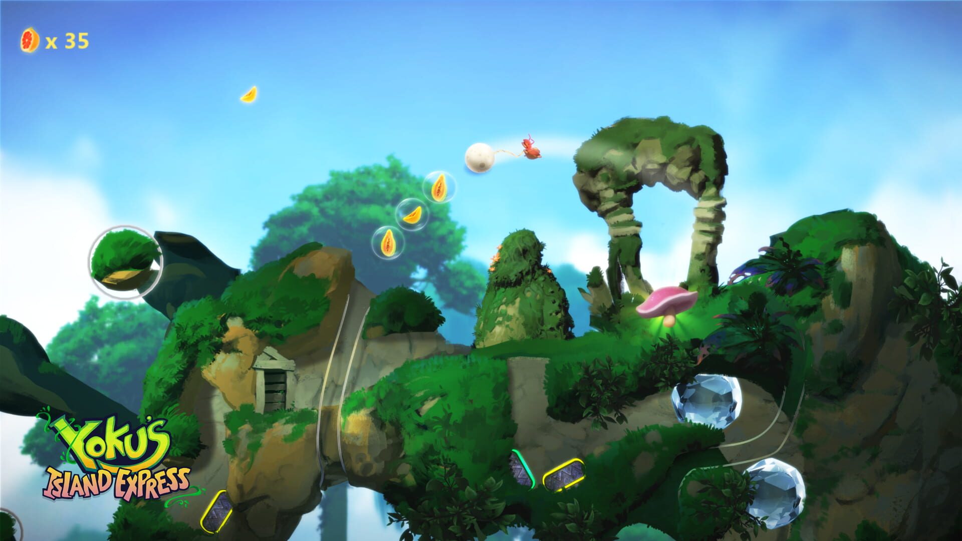 Screenshot for Yoku's Island Express