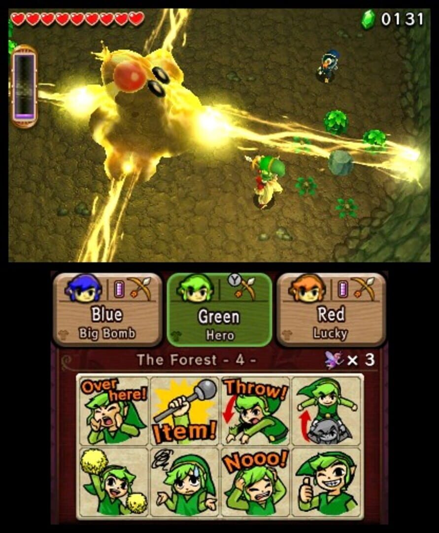 Screenshot for The Legend of Zelda: Tri Force Heroes