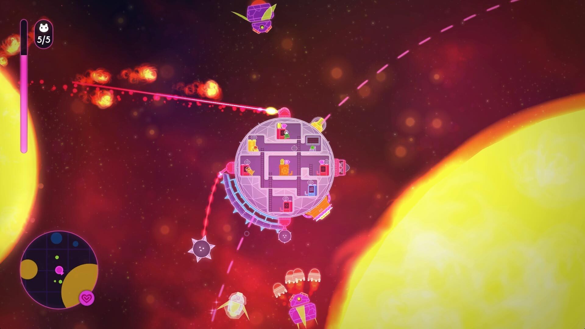 Screenshot for Lovers in a Dangerous Spacetime