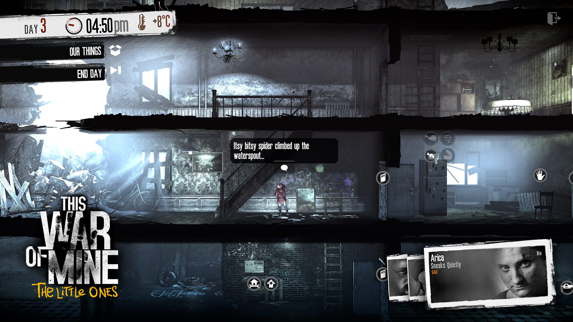 Screenshot for This War of Mine: The Little Ones