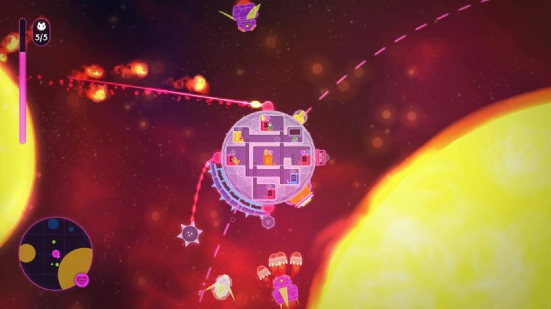 Screenshot for Lovers in a Dangerous Spacetime