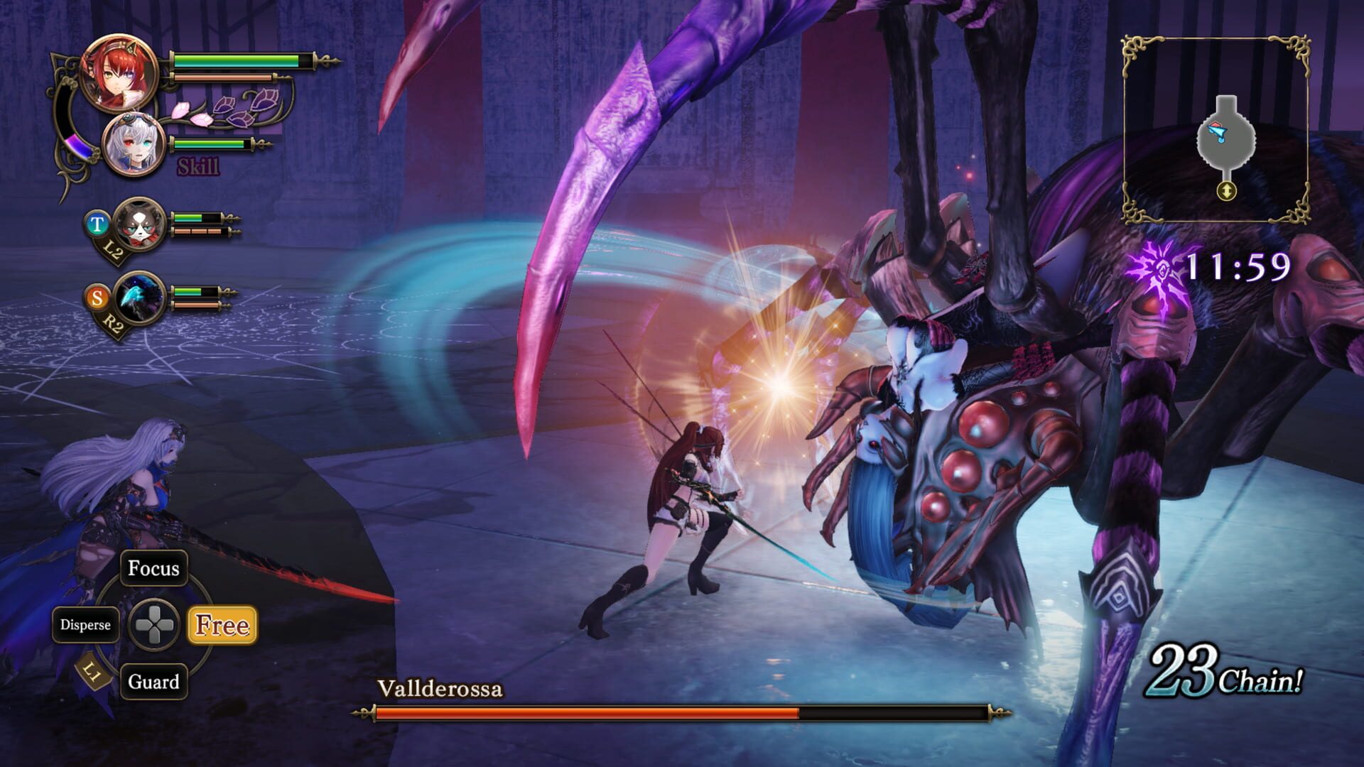 Screenshot for Nights of Azure 2: Bride of the New Moon