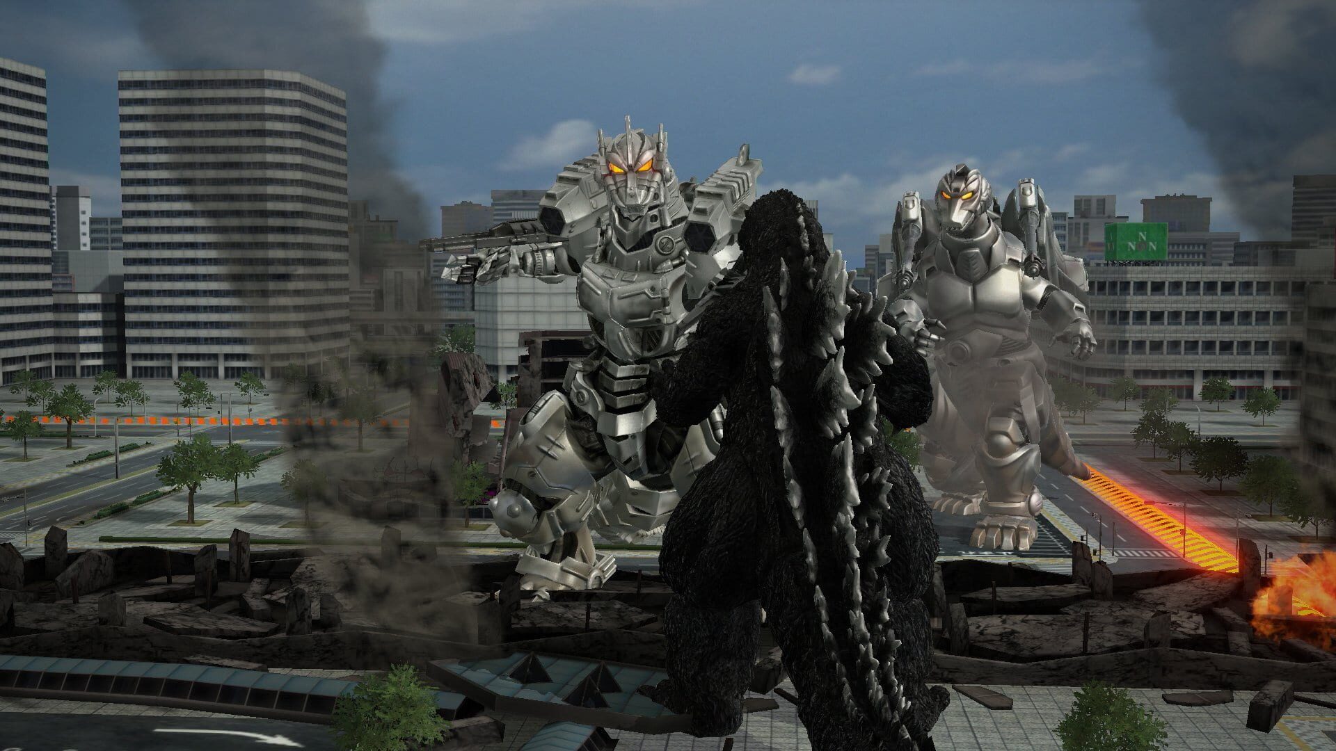 Screenshot for Godzilla: The Game