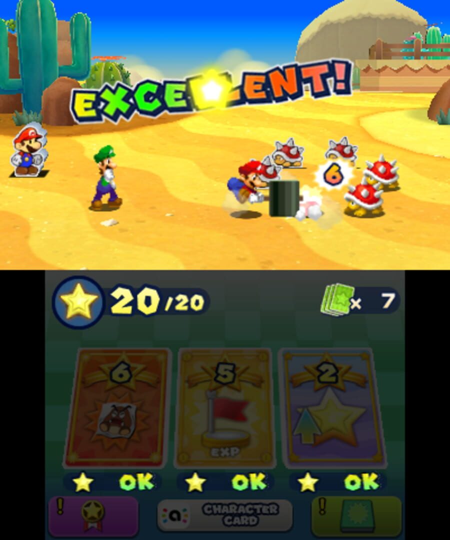 Screenshot for Mario & Luigi: Paper Jam