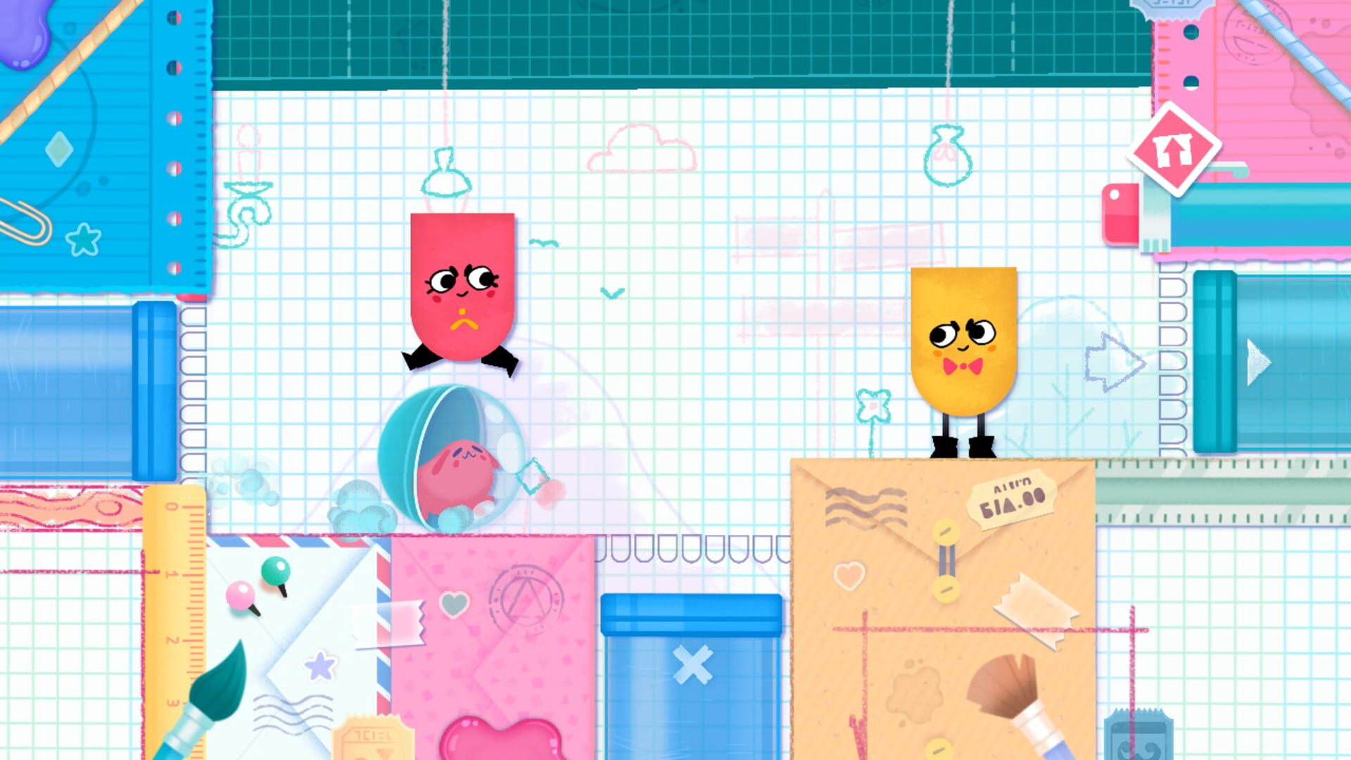 Screenshot for Snipperclips: Cut It Out, Together!