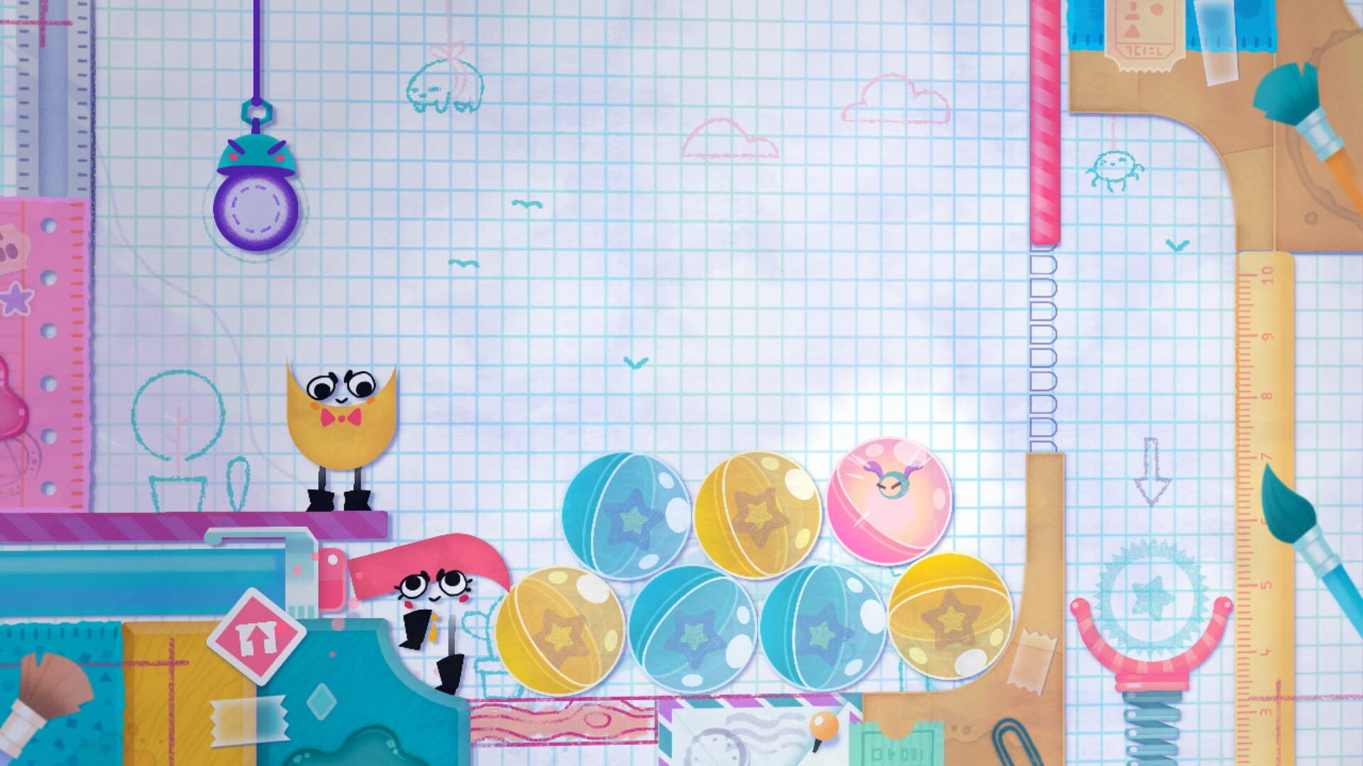 Screenshot for Snipperclips: Cut It Out, Together!