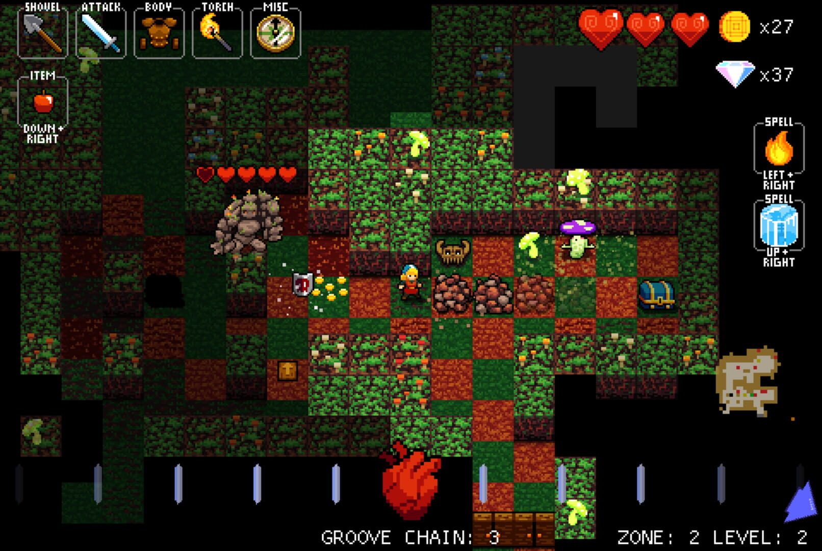 Screenshot for Crypt of the NecroDancer