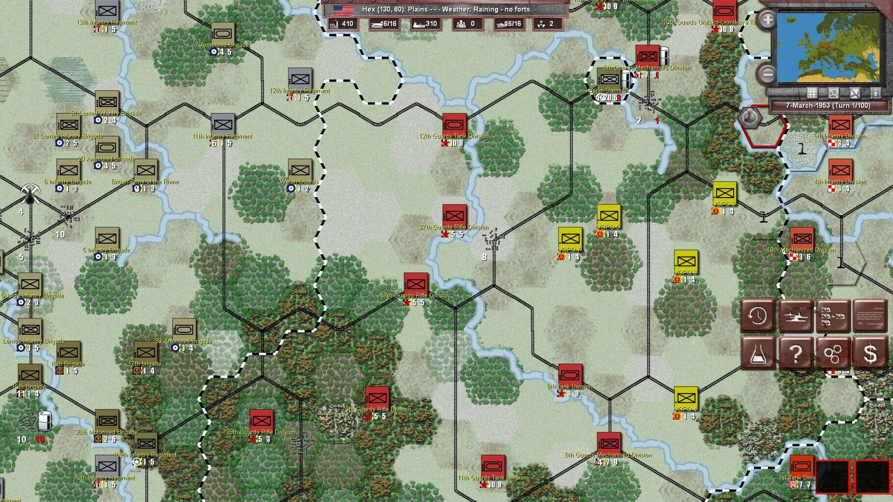 Screenshot for 1953: NATO vs Warsaw Pact