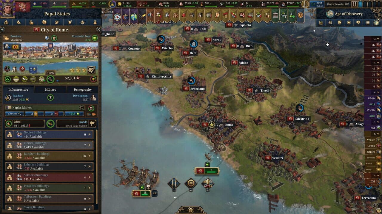 Screenshot for Europa Universalis V