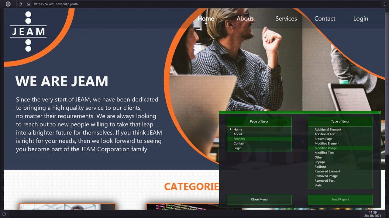 Screenshot for Homepage