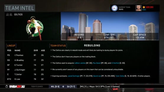 Screenshot for NBA 2K16