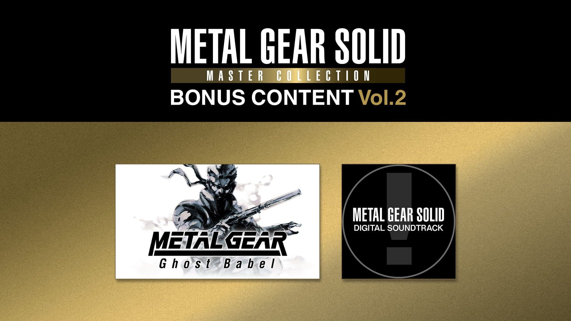 Artwork for Metal Gear Solid: Master Collection Vol. 2 Bonus Content