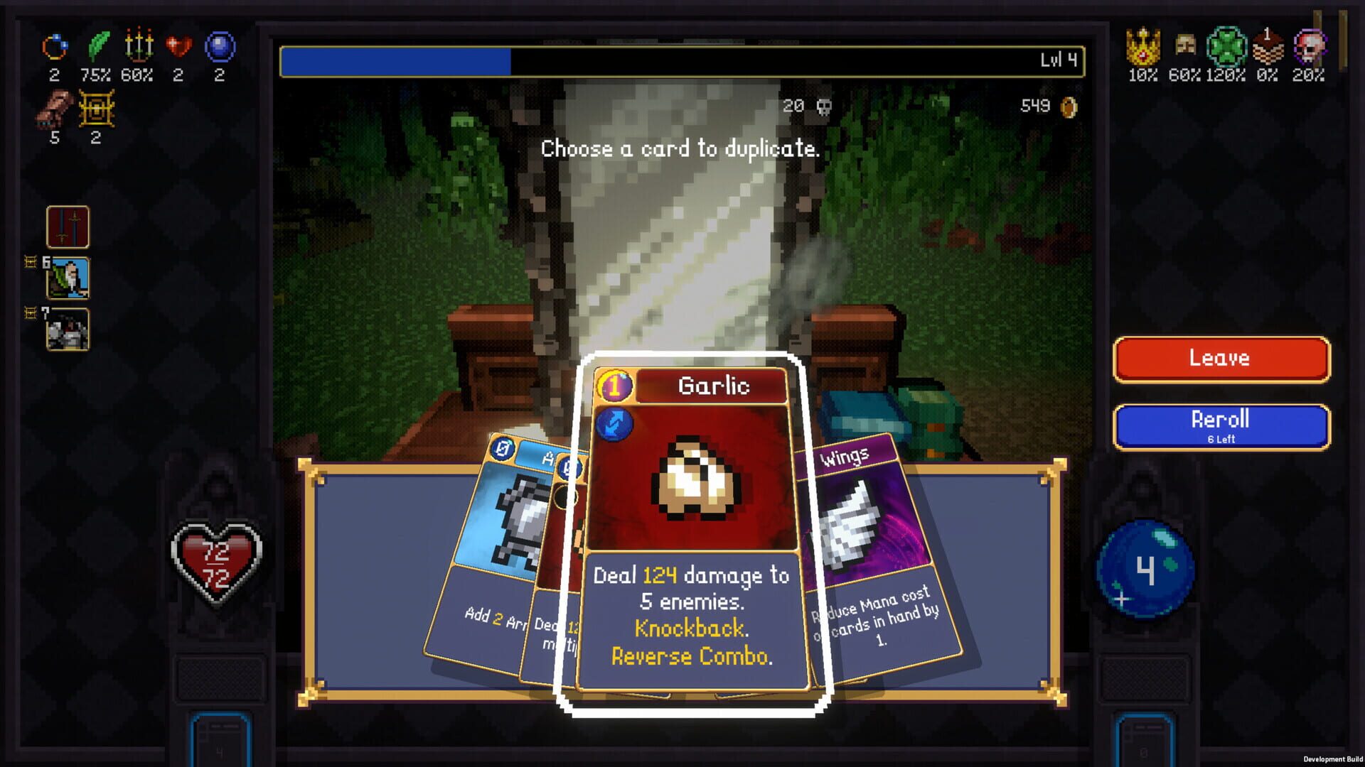 Screenshot for Vampire Crawlers: The Turbo Wildcard from Vampire Survivors