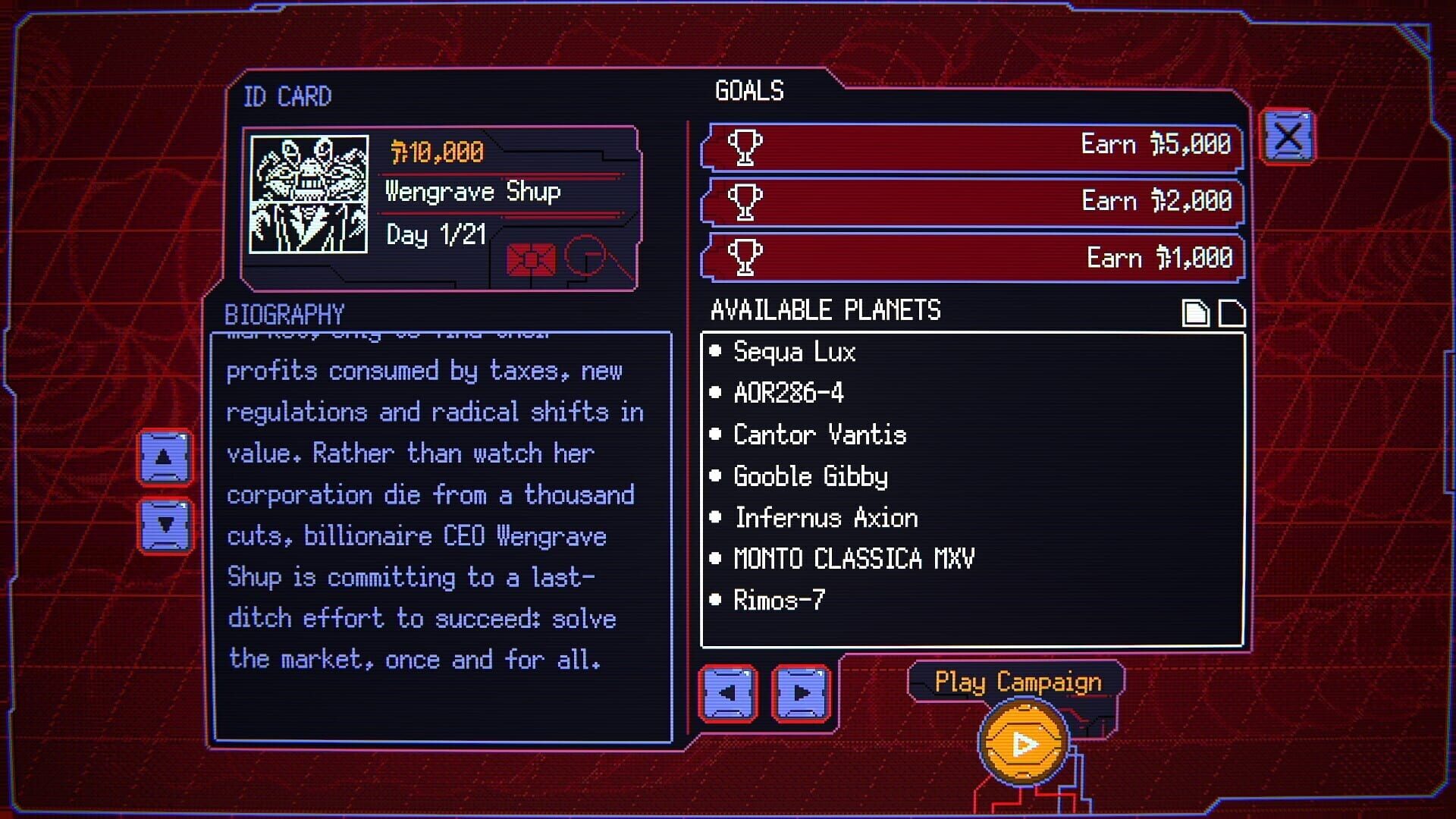 Screenshot for Space Warlord Baby Trading Simulator