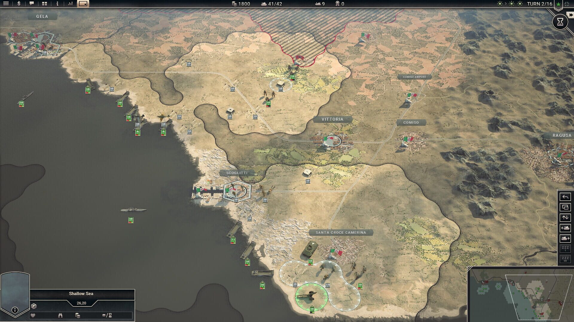 Screenshot for Panzer Corps 2: Allied Operations - Italy: Vol.1