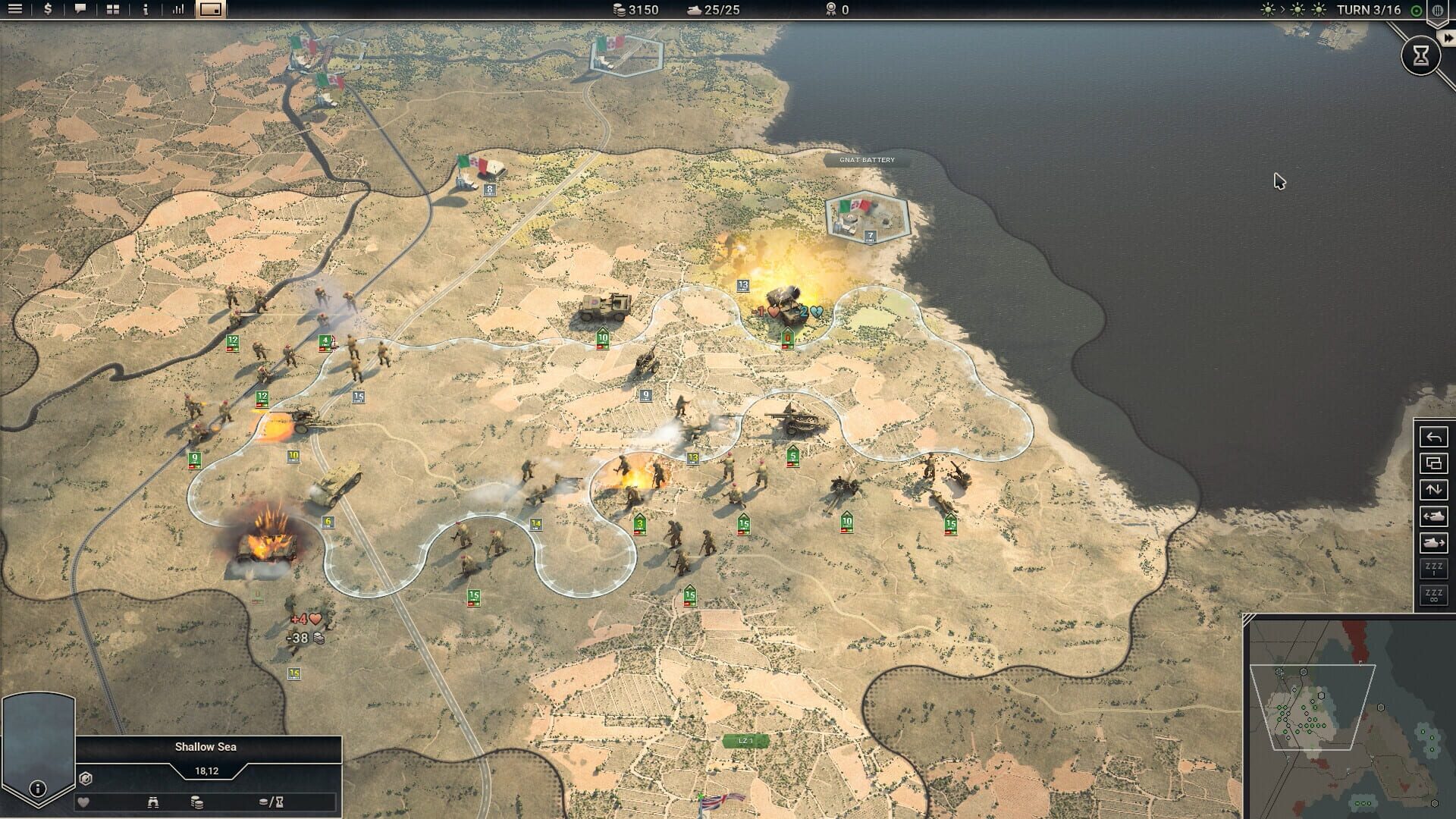 Screenshot for Panzer Corps 2: Allied Operations - Italy: Vol.1