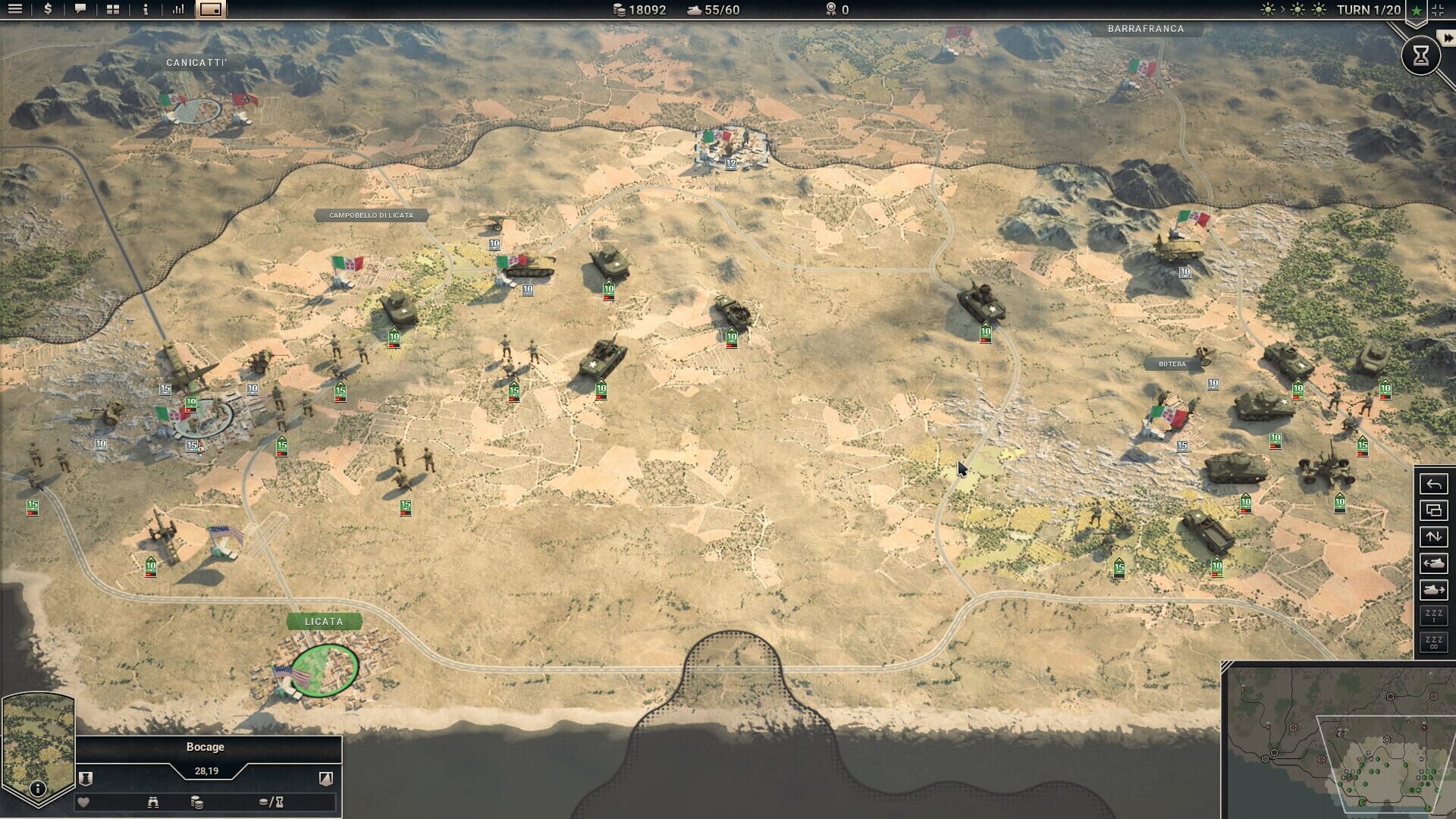 Screenshot for Panzer Corps 2: Allied Operations - Italy: Vol.1