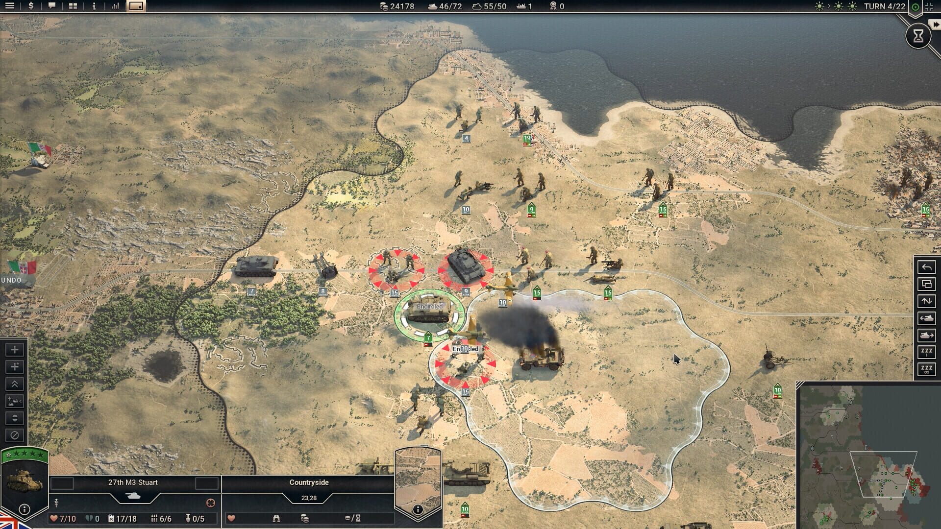 Screenshot for Panzer Corps 2: Allied Operations - Italy: Vol.1