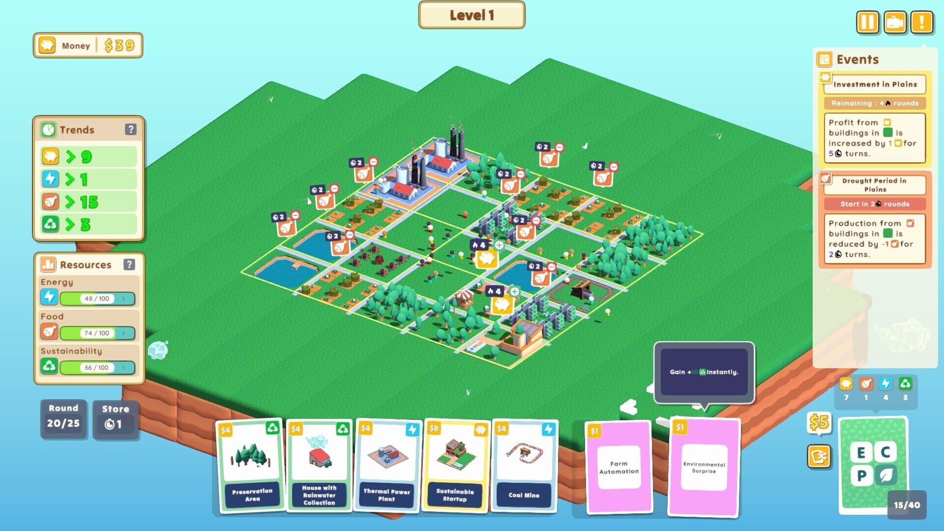 Screenshot for Eco City Planner