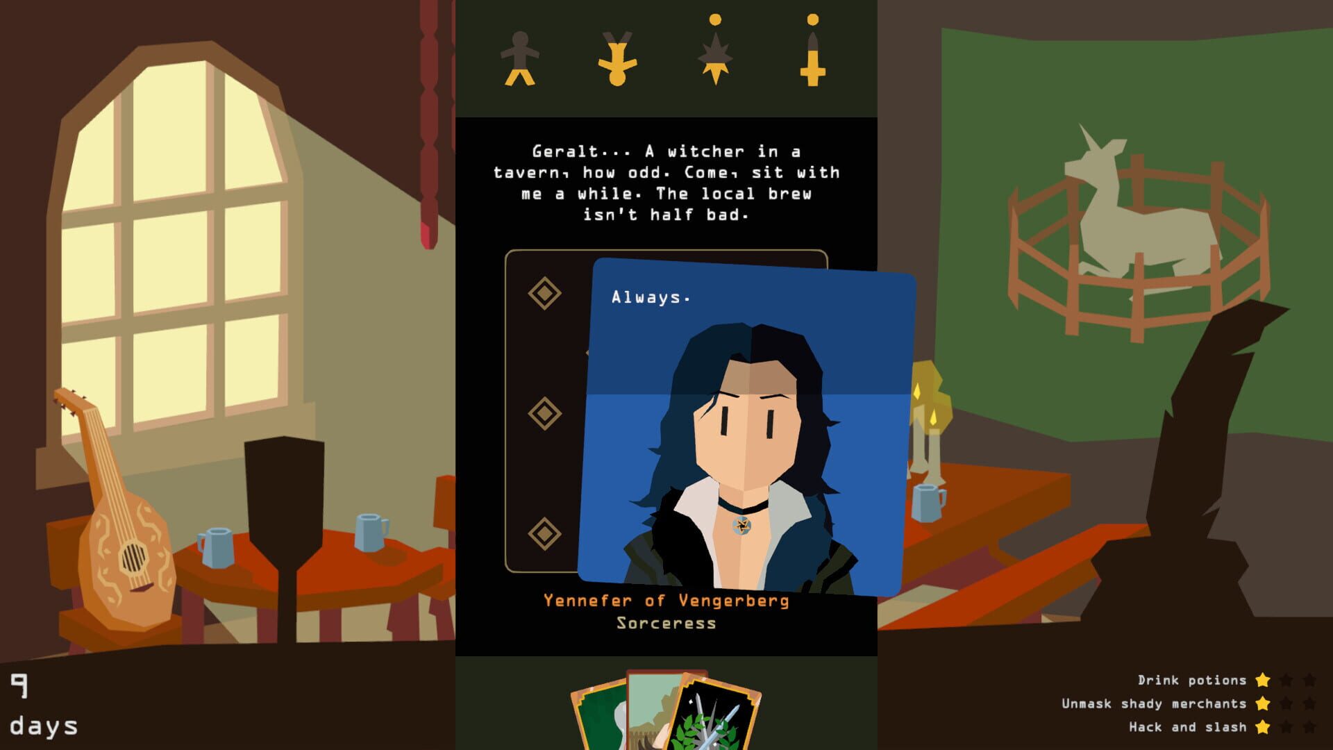 Screenshot for Reigns: The Witcher