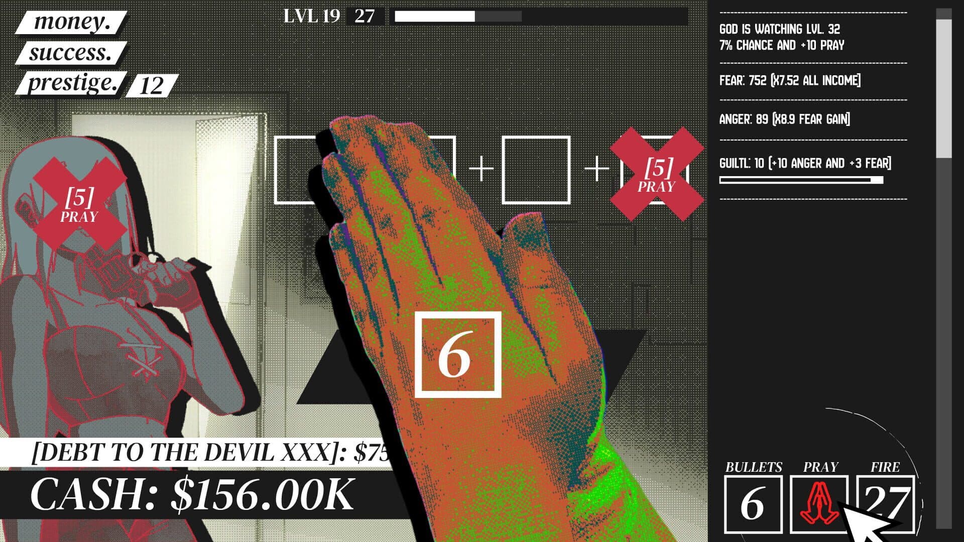 Screenshot for Meaningless Random Numbers