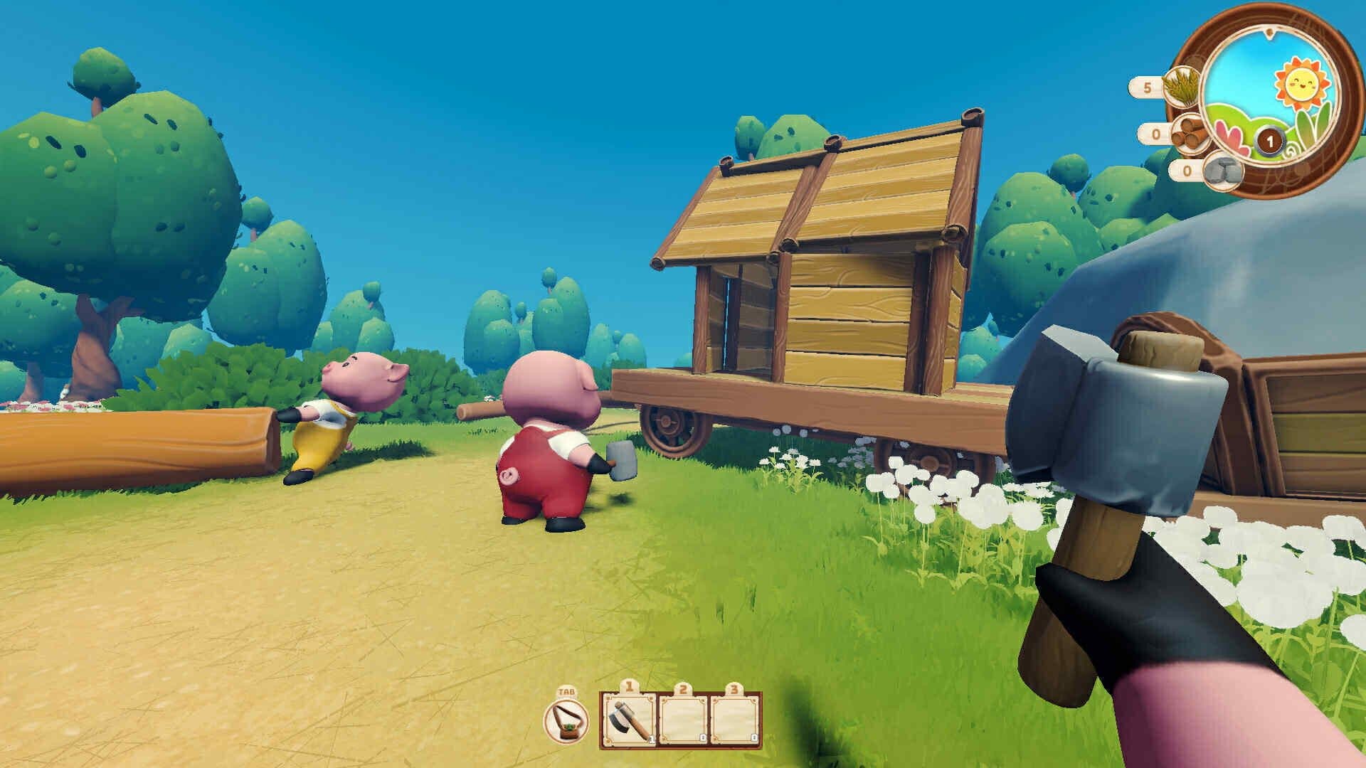 Screenshot for Pigs and Wolf