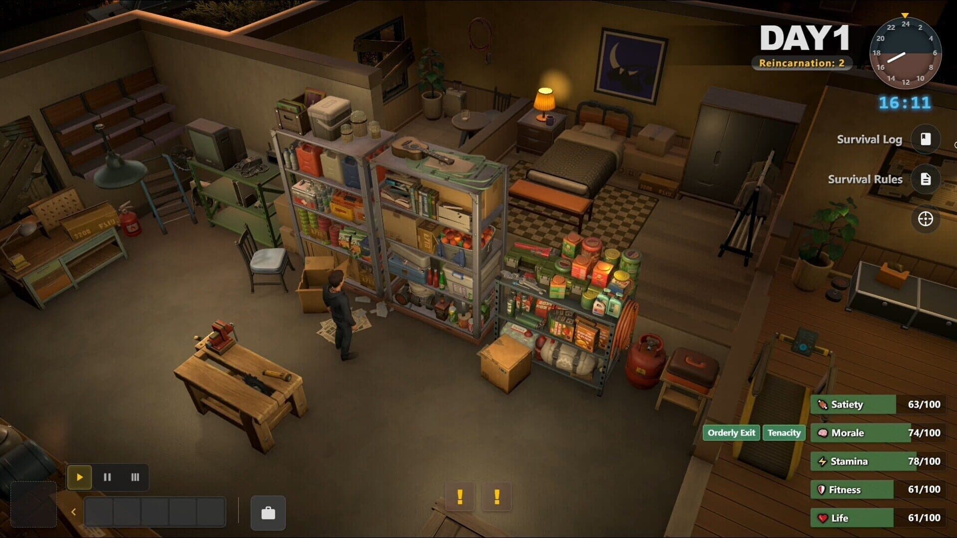 Screenshot for Survival Log
